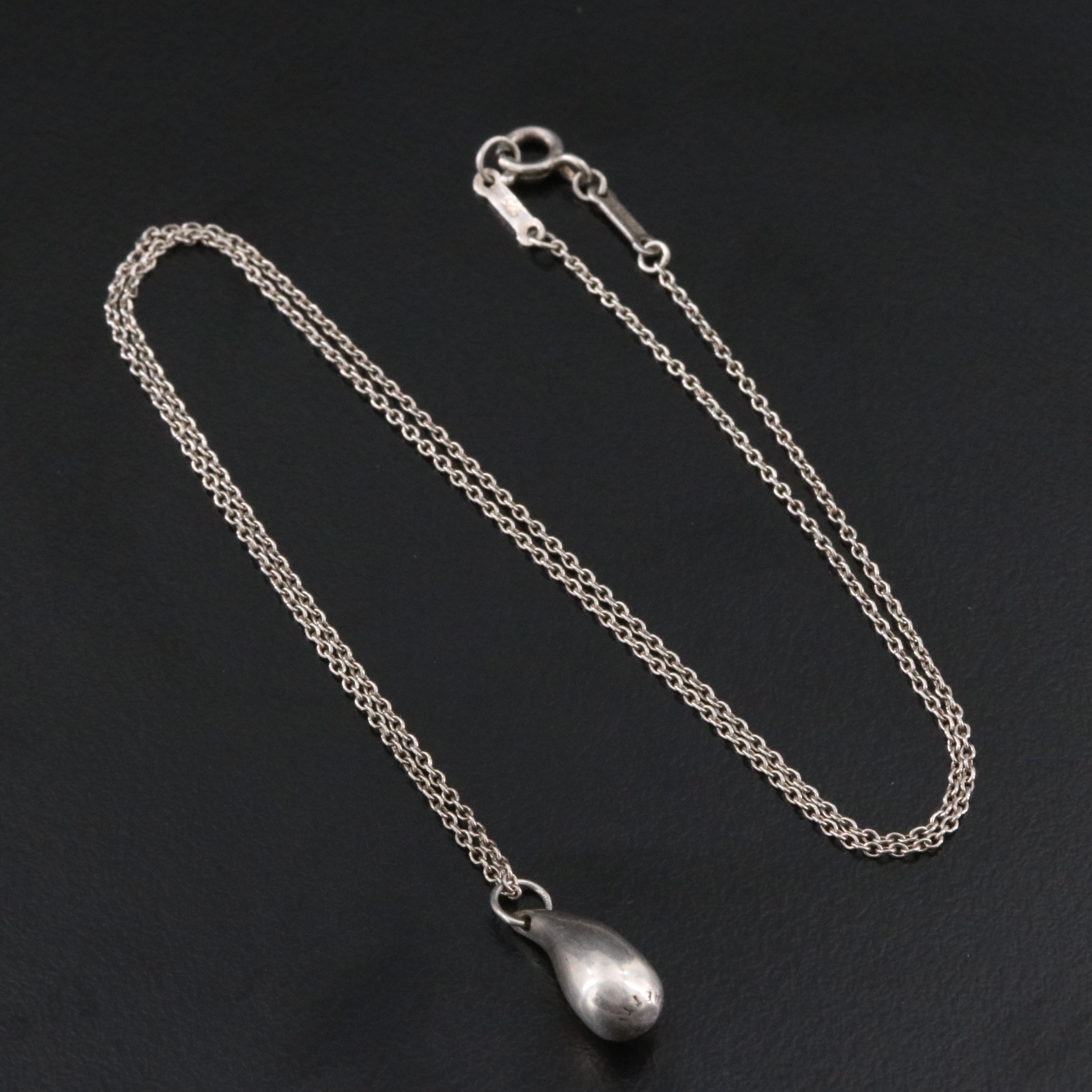Elsa Peretti for Tiffany & Co. Sterling Teardrop Necklace