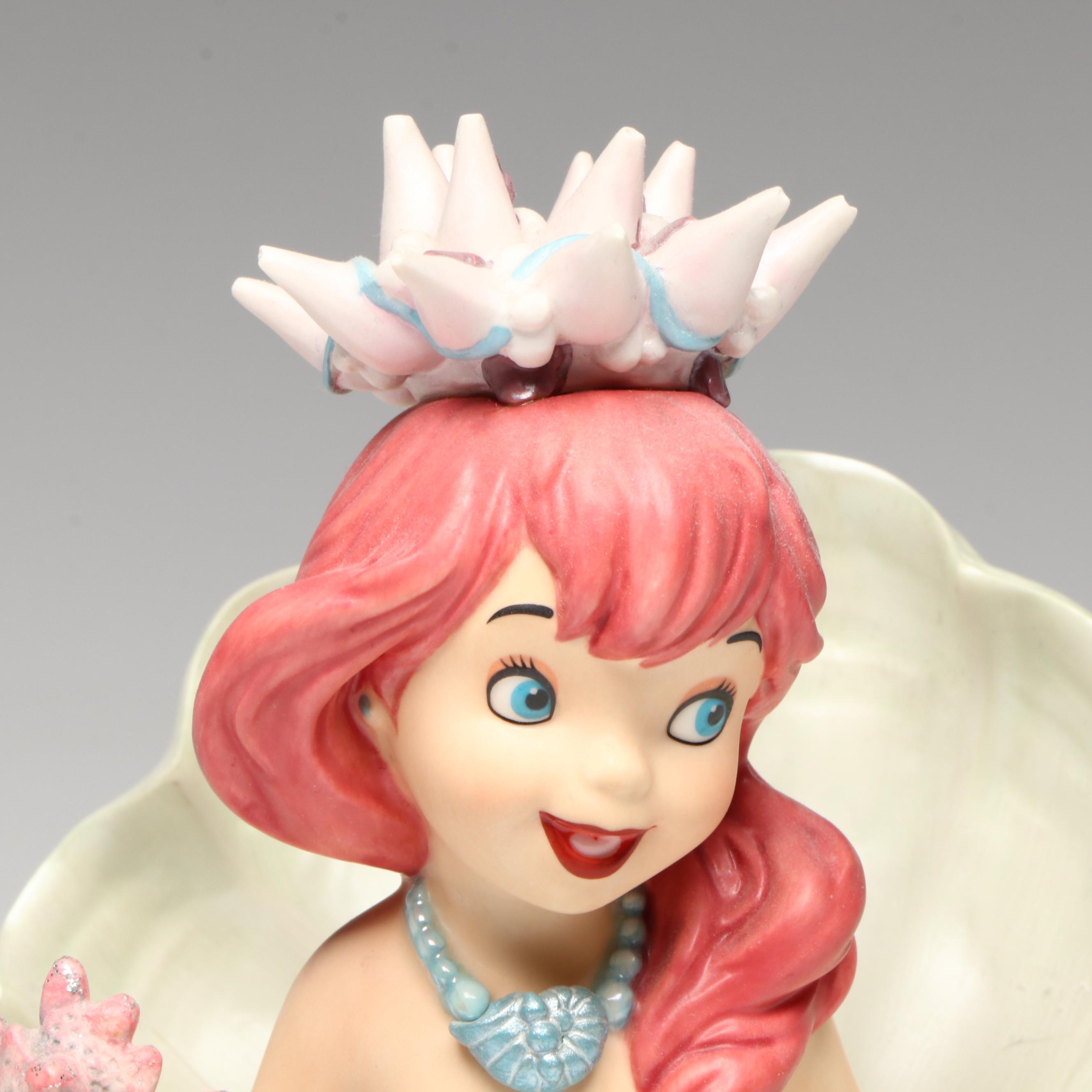 Disney It's a Small World after all "Sea Blossom Mermaid" Porcelain Figurine