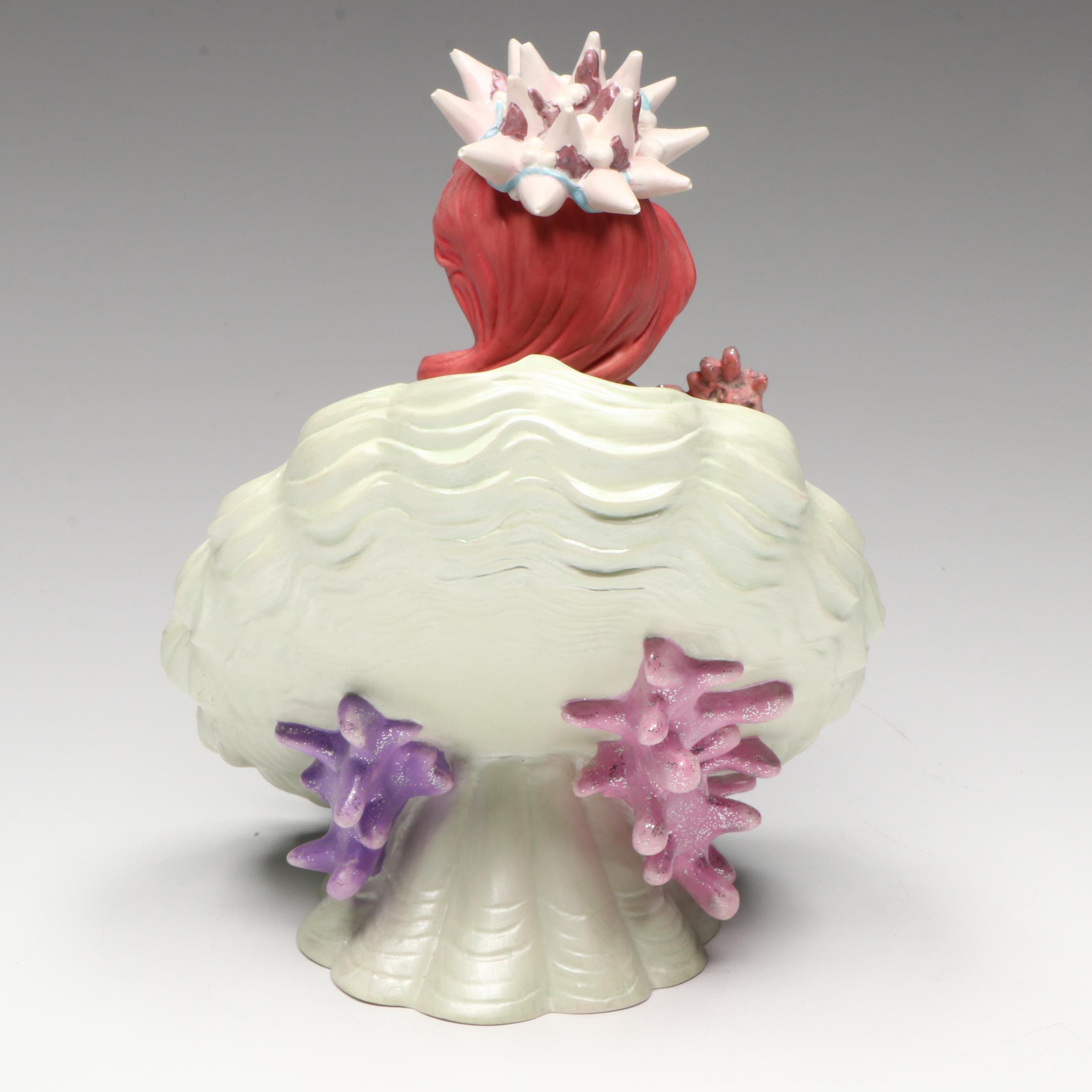 Disney It's a Small World after all "Sea Blossom Mermaid" Porcelain Figurine