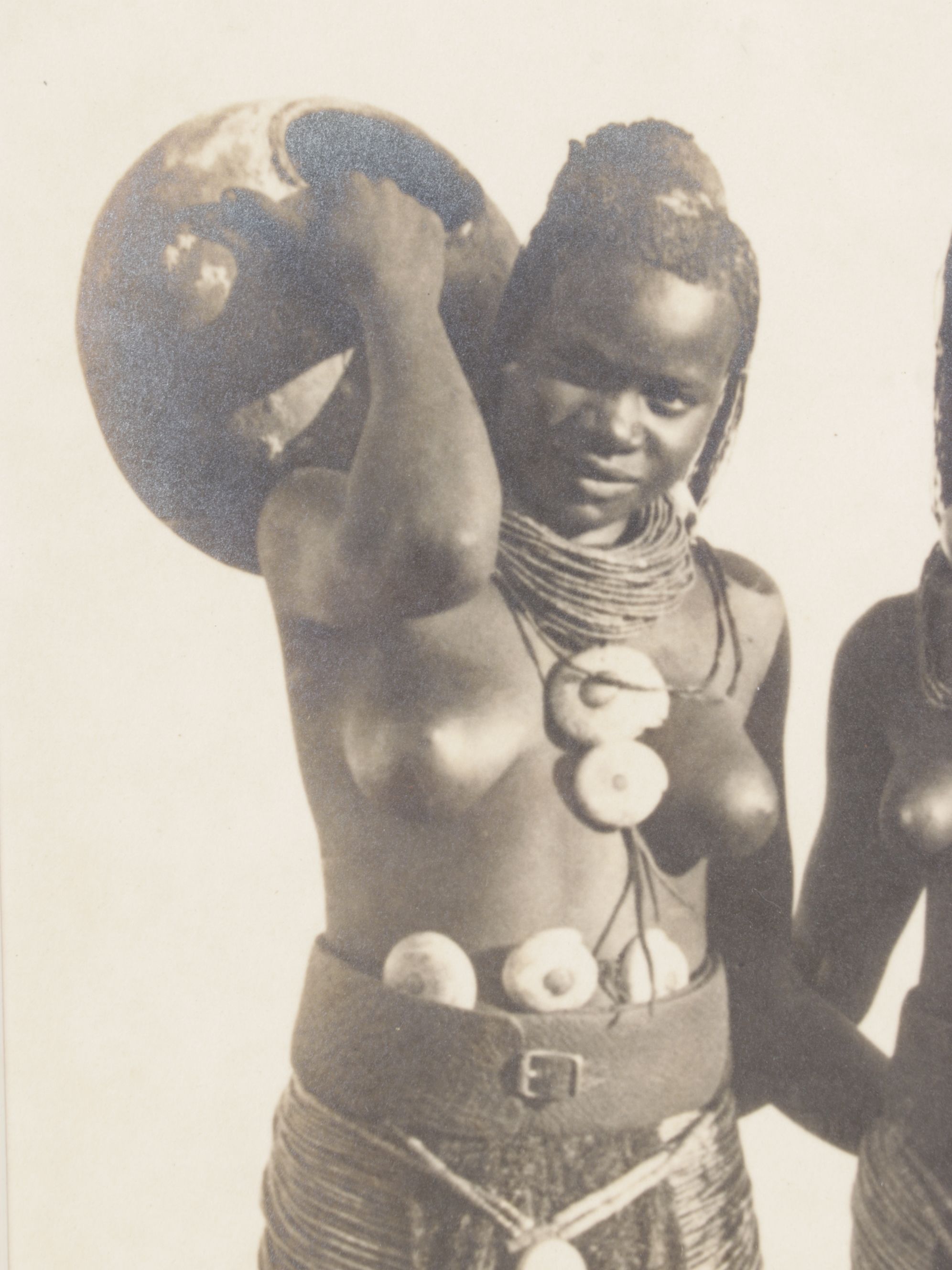 Sepia Toned Carbon Photograph of Namibian Ongandjera Women