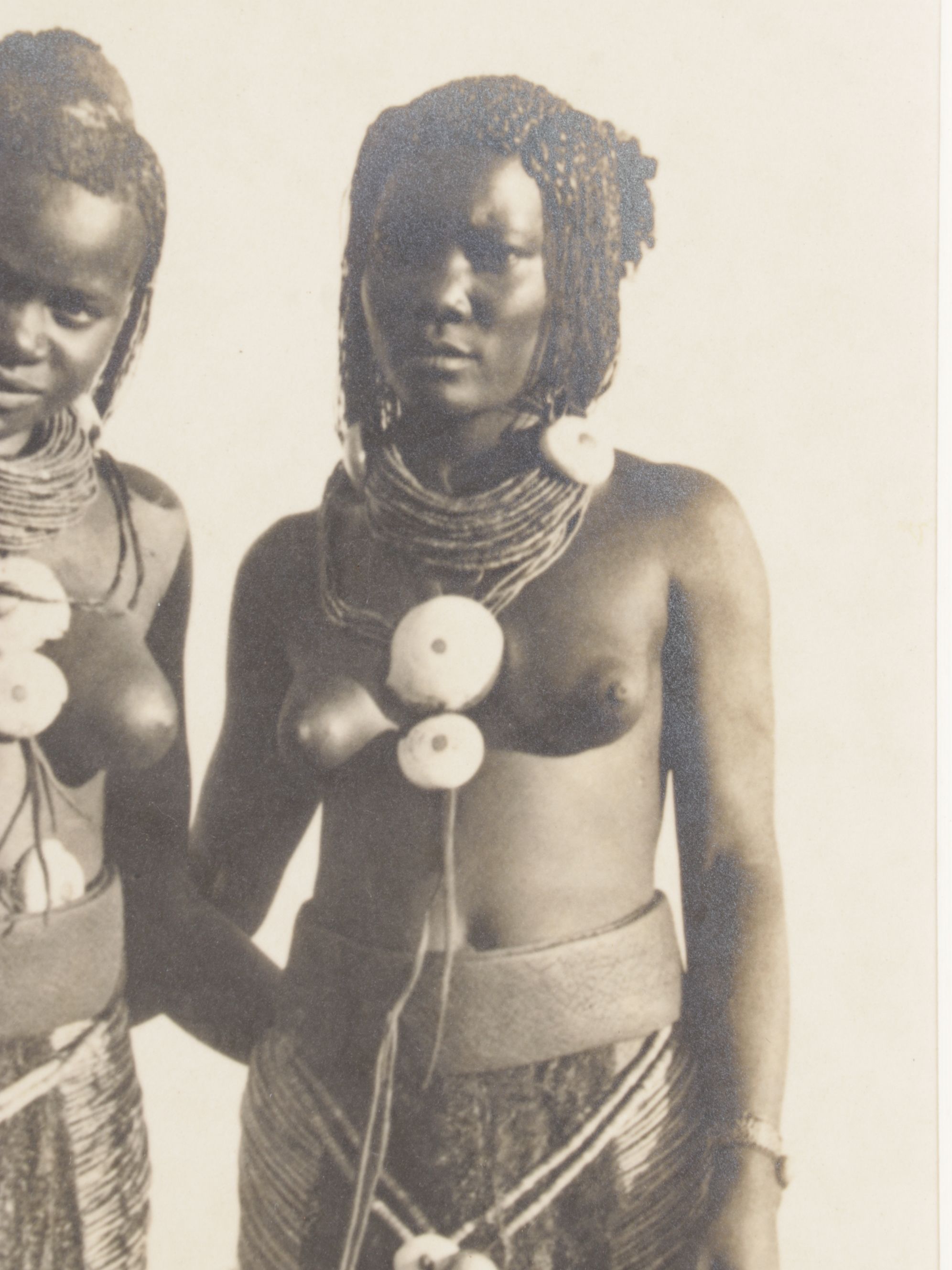 Sepia Toned Carbon Photograph of Namibian Ongandjera Women