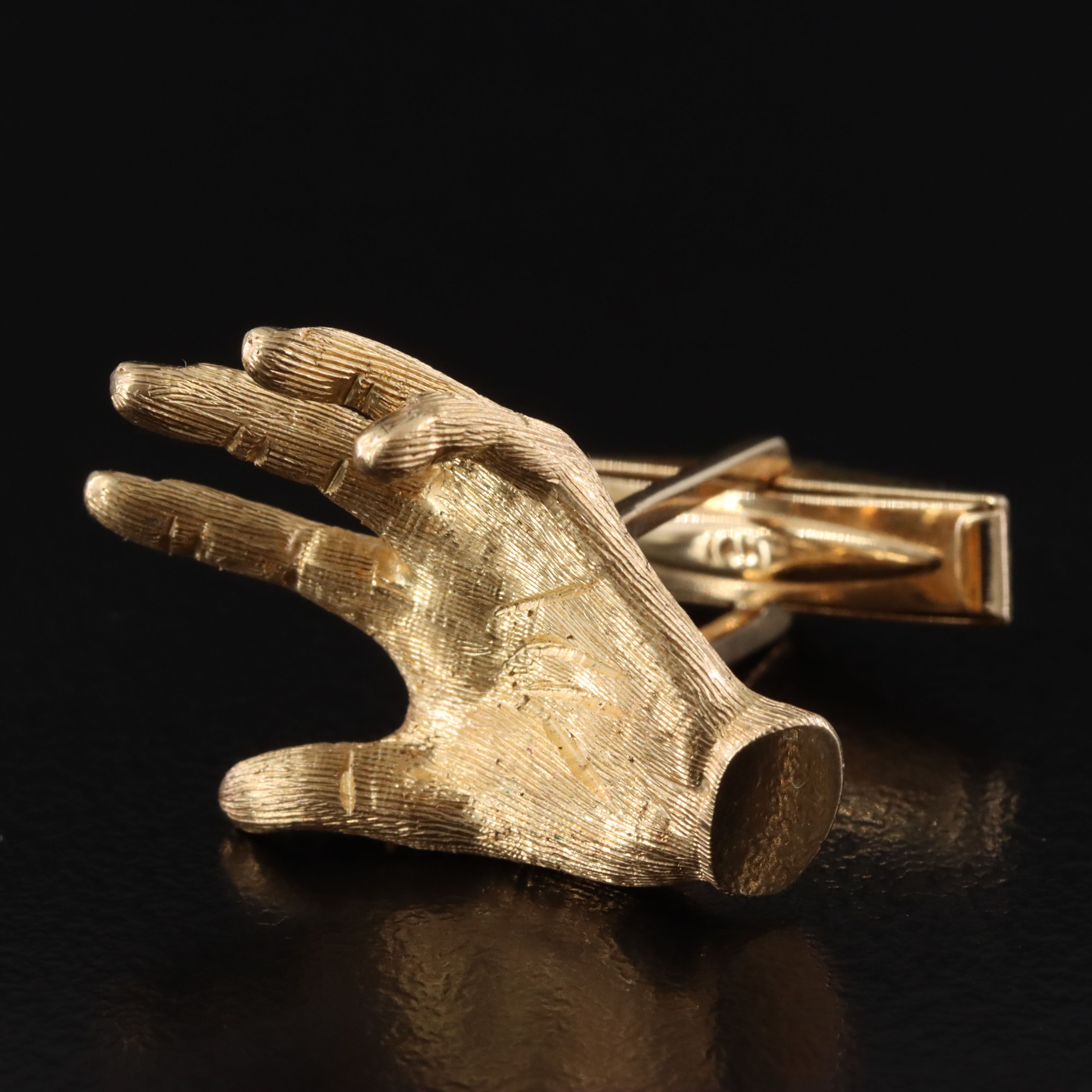 14K Posed Hand Cufflinks