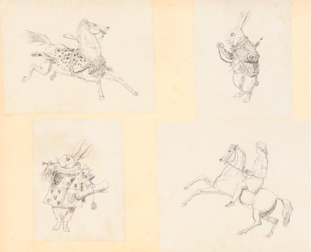 Intaglio Set Including Etching F. S. Church "The Mermaid," 1888