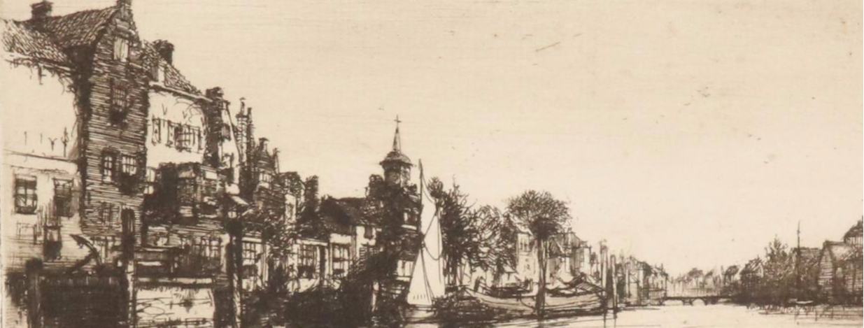 Intaglio Set Including Etching F. S. Church "The Mermaid," 1888