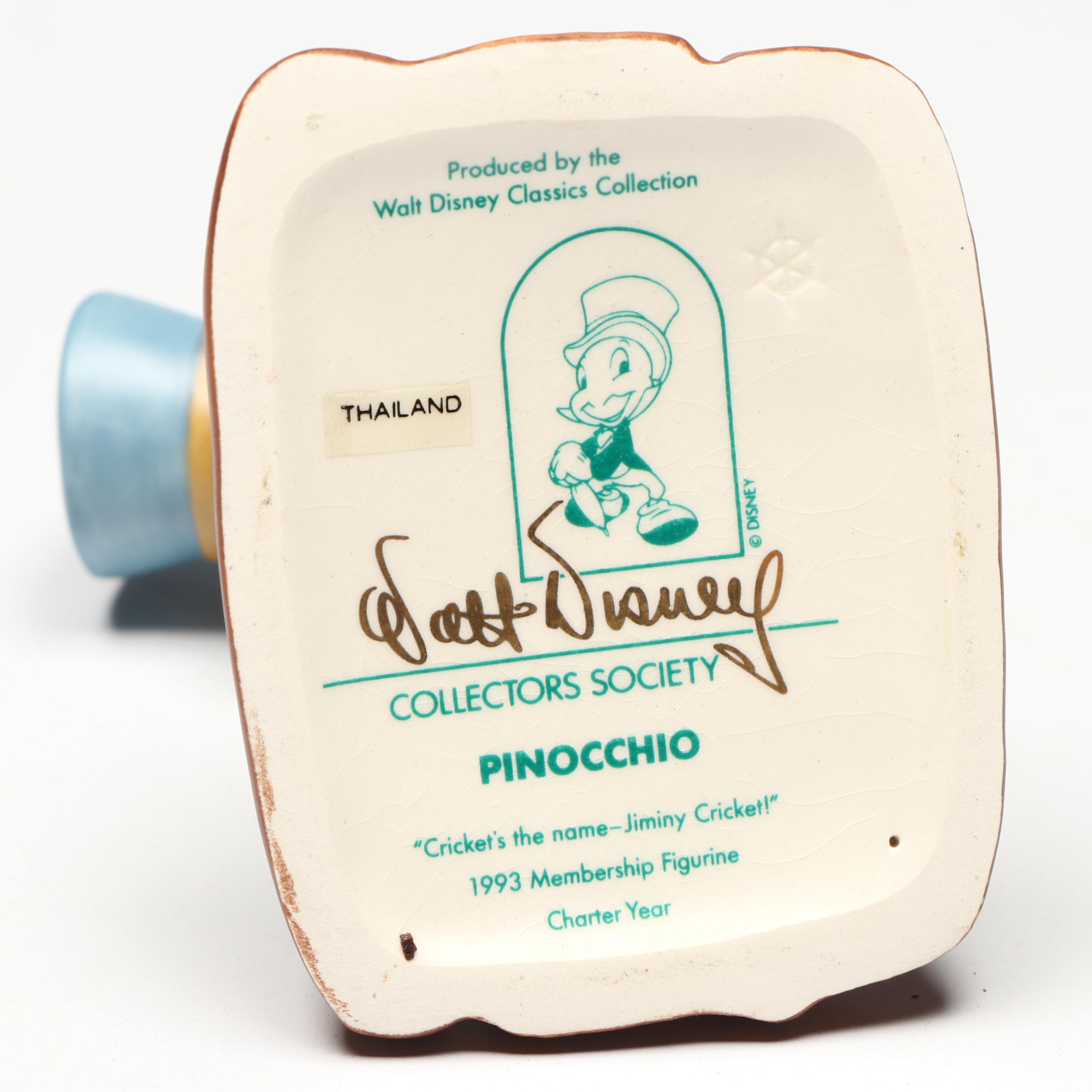 Disney "I'll Never Lie Again..." and Other Pinocchio Porcelain Figurine