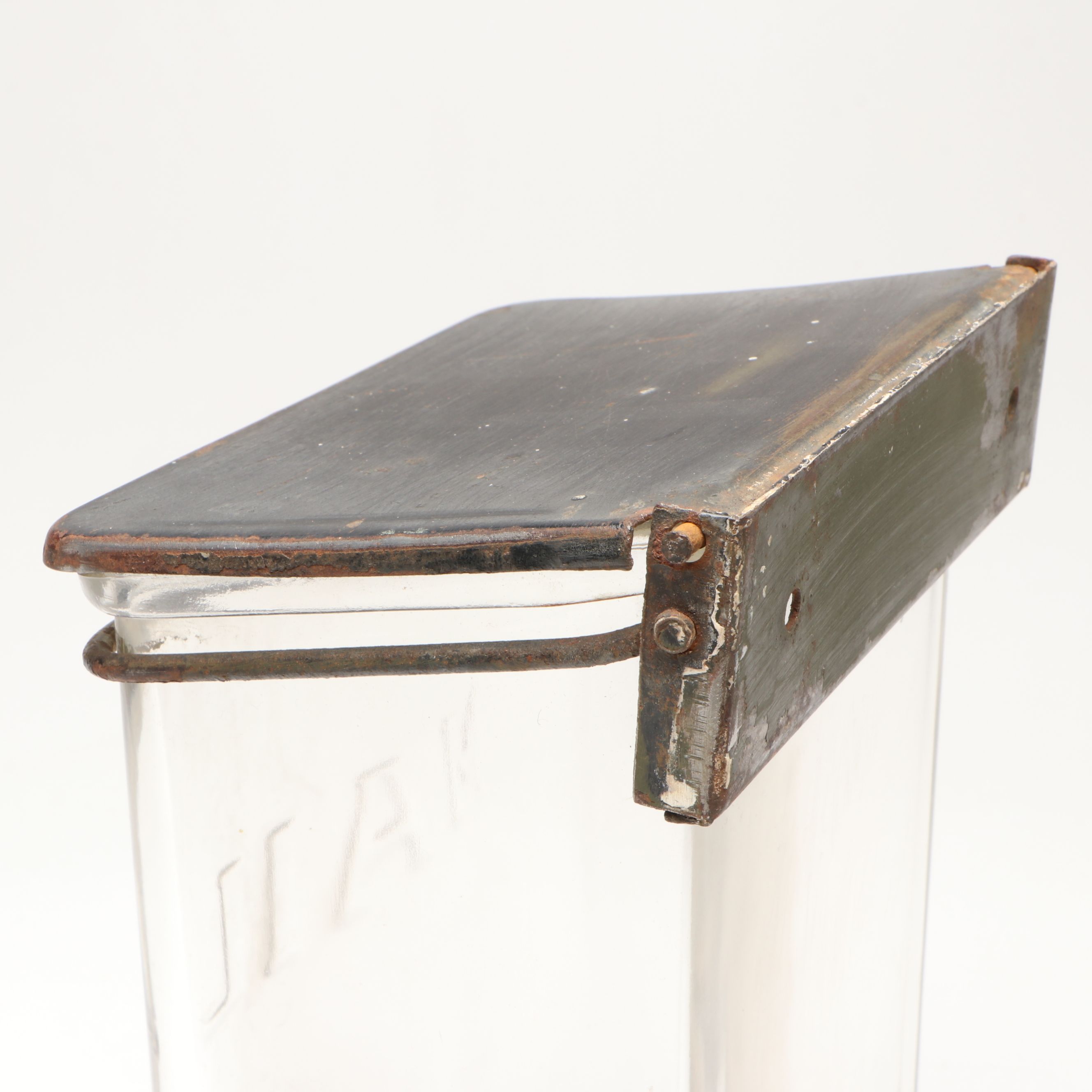 Vintage Glass Mailbox