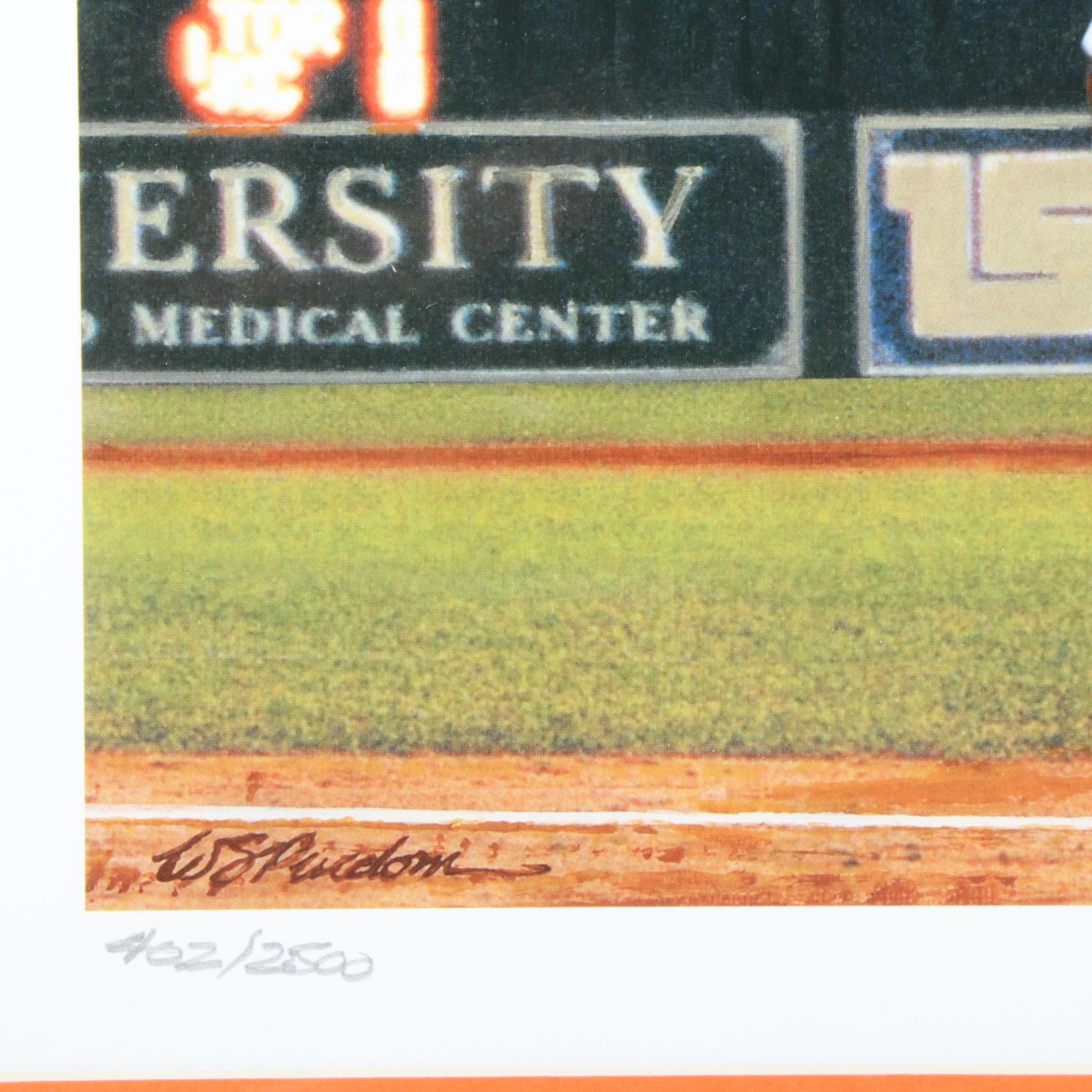 Five Limited Edition Artist Signed Prints from National Baseball Hall of Fame