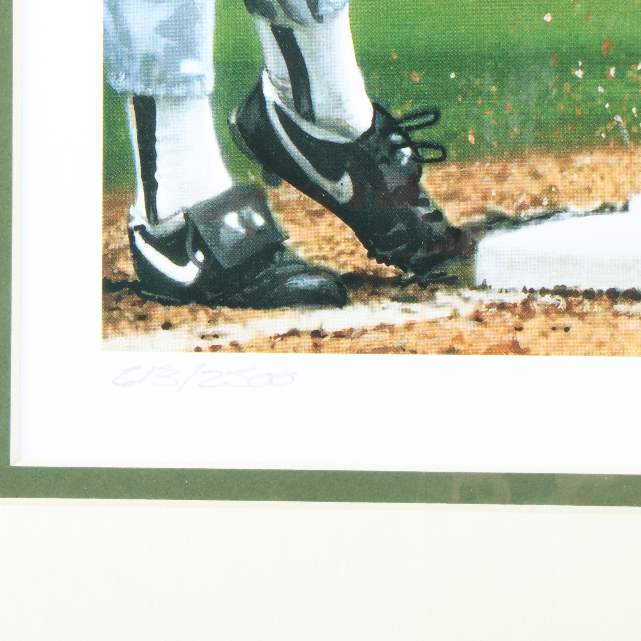 Five Limited Edition Artist Signed Prints from National Baseball Hall of Fame