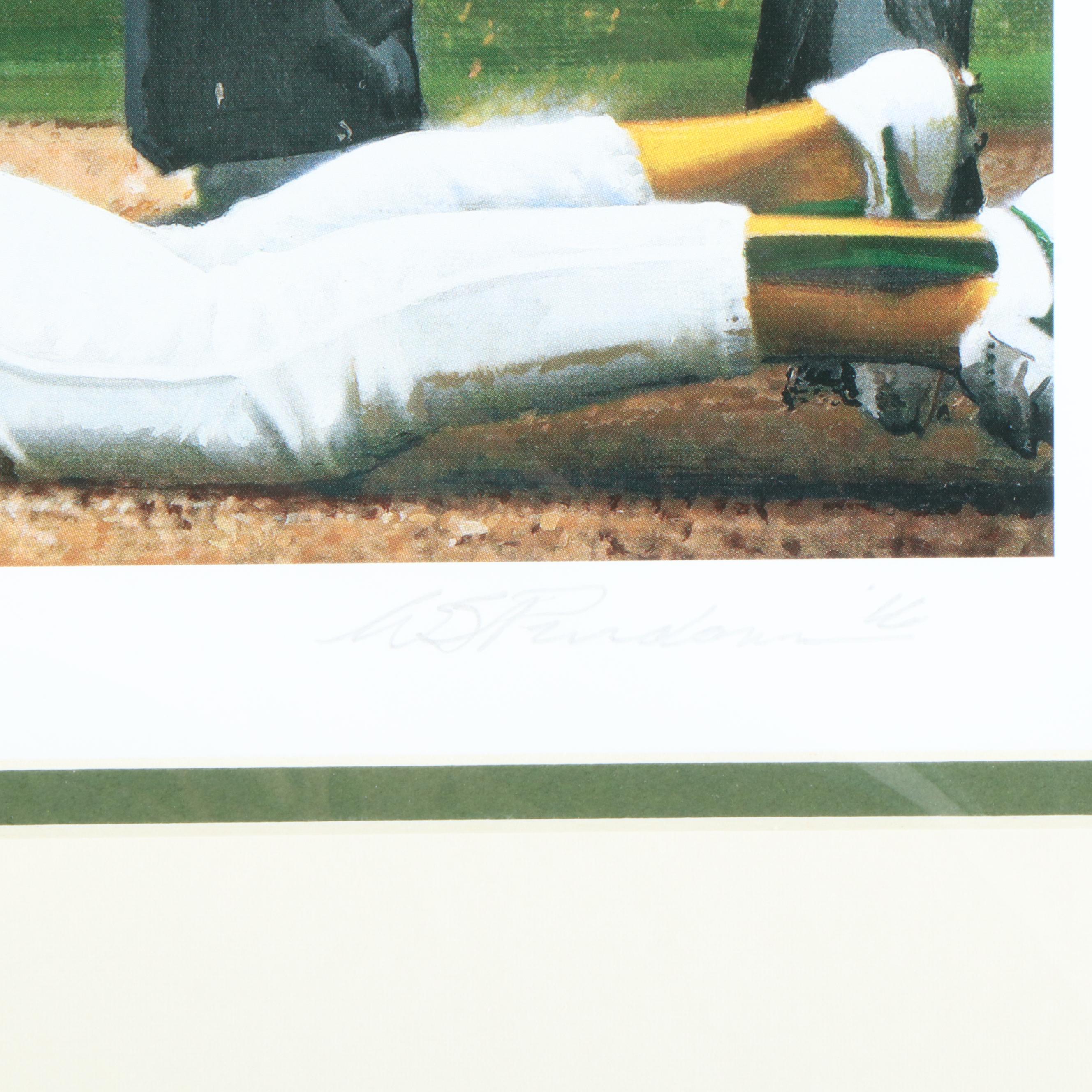 Five Limited Edition Artist Signed Prints from National Baseball Hall of Fame