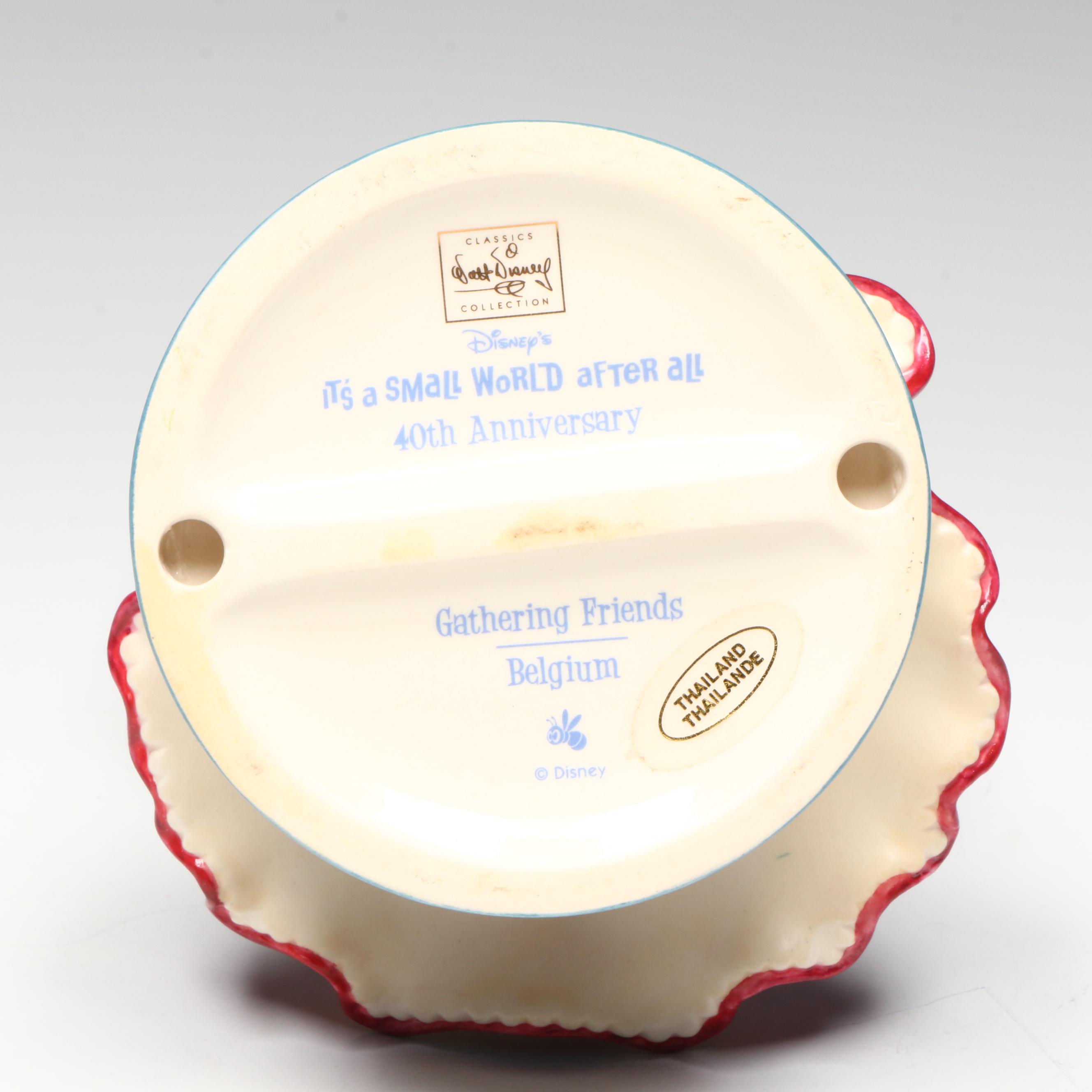 Disney It's a Small World after all "Gathering Friends" and "Goose" Figurines