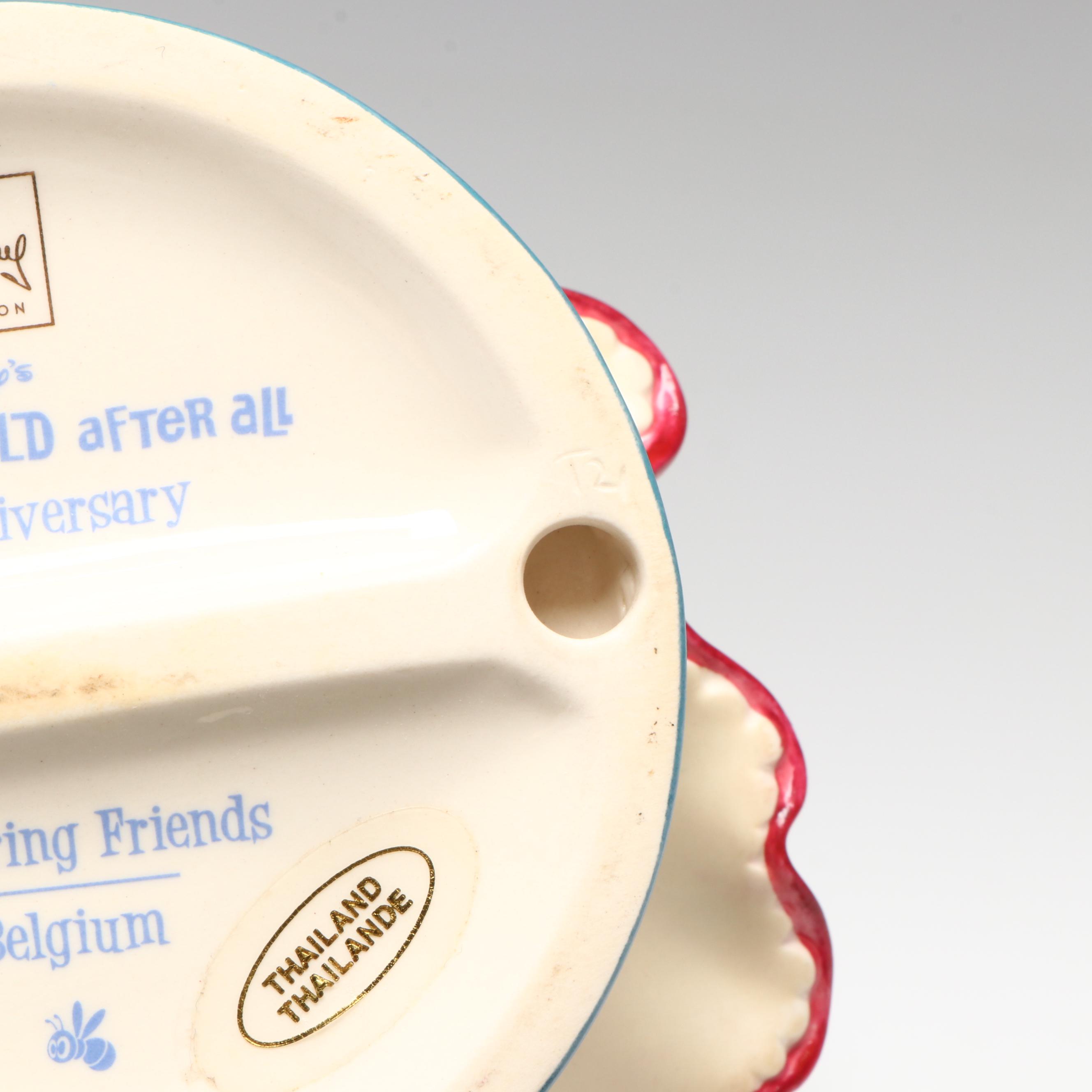 Disney It's a Small World after all "Gathering Friends" and "Goose" Figurines