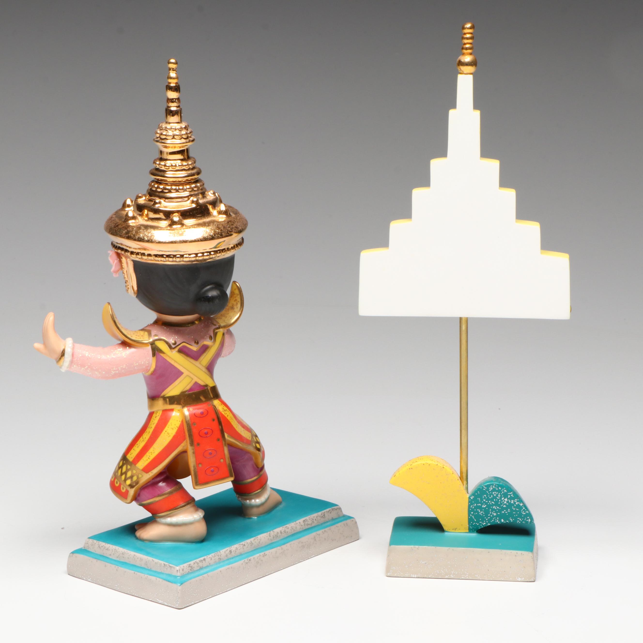 Disney It's a Small World after all "Sawat-dee" Thailand Figurines