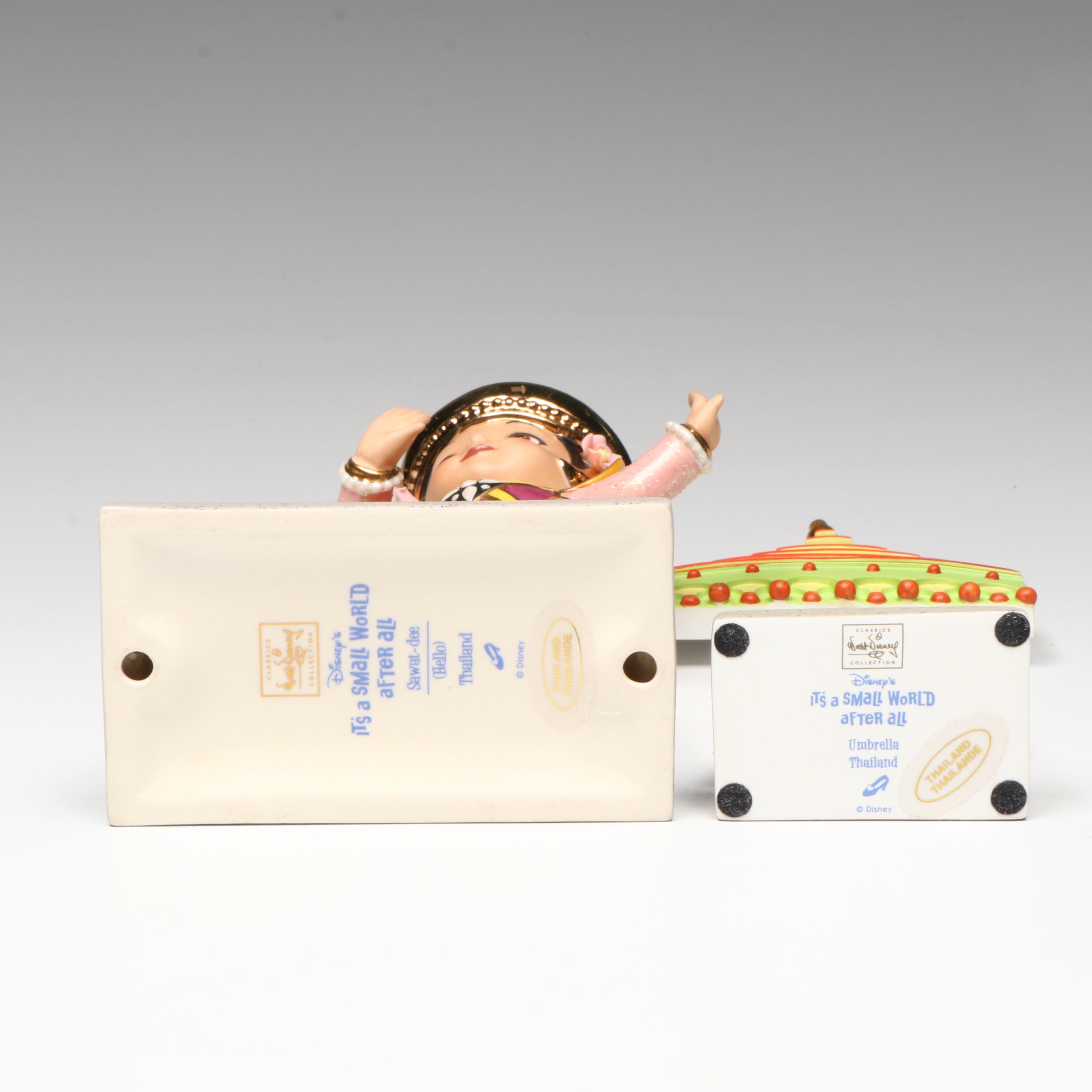 Disney It's a Small World after all "Sawat-dee" Thailand Figurines