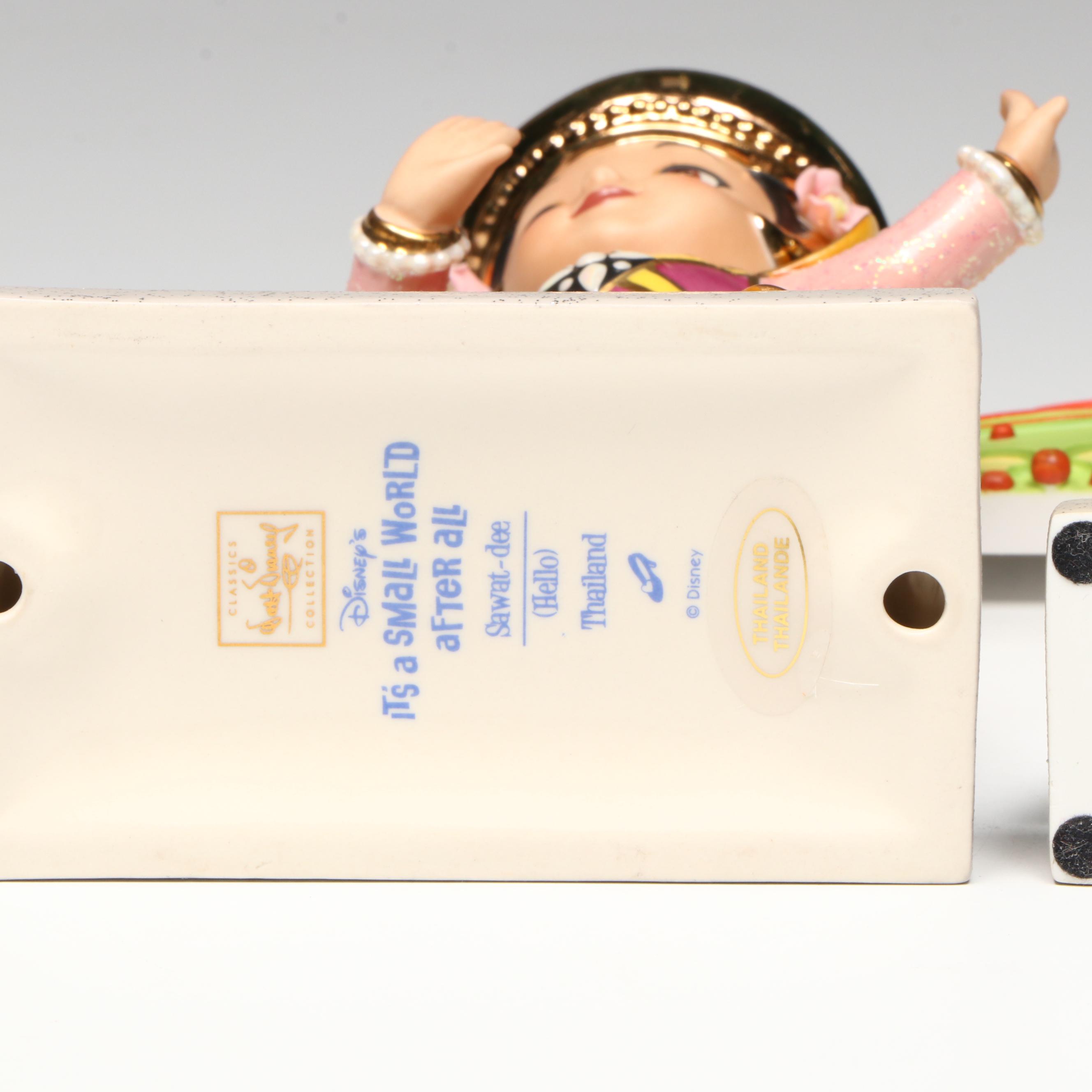 Disney It's a Small World after all "Sawat-dee" Thailand Figurines