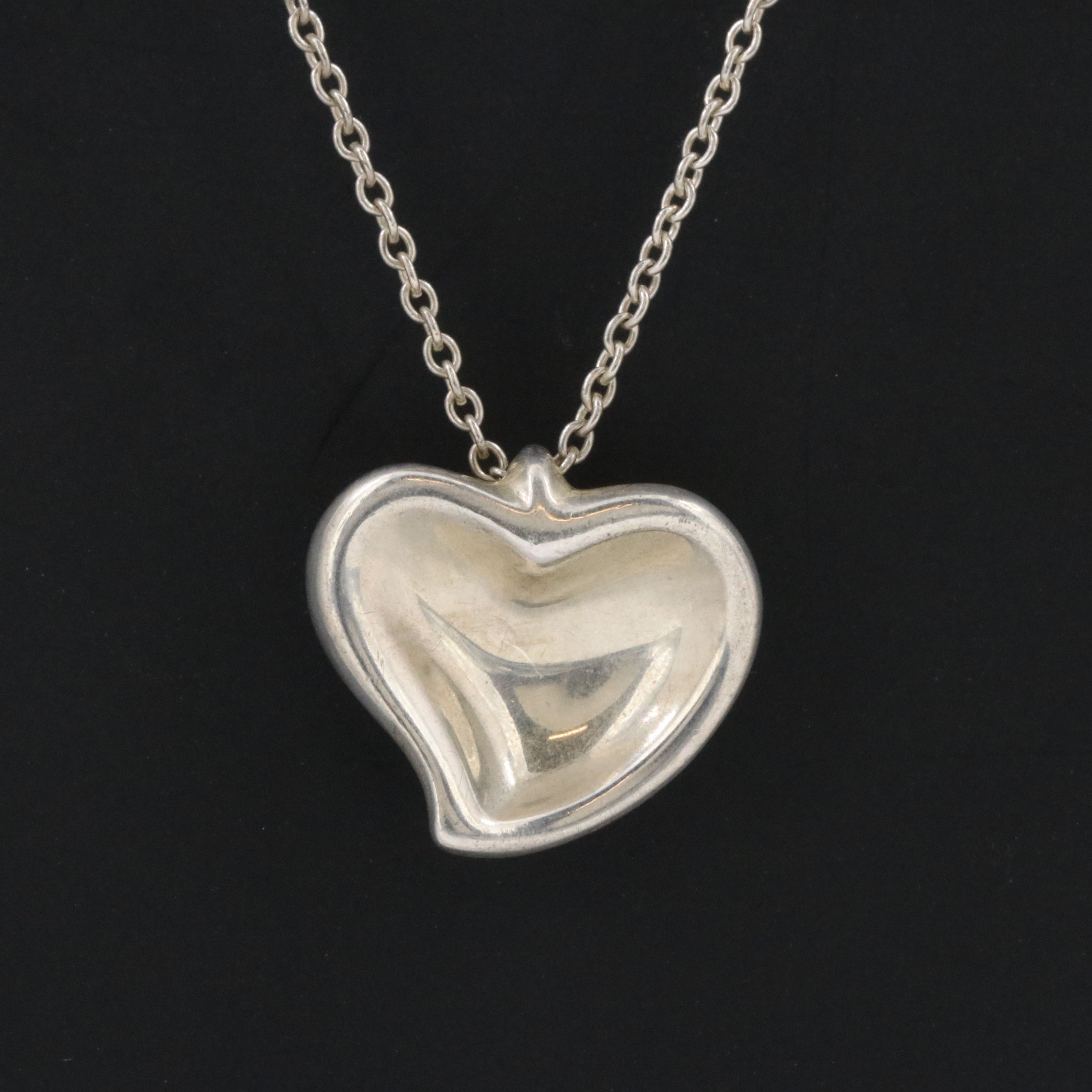 Elsa Peretti for Tiffany & Co. Full Heart Sterling Necklace
