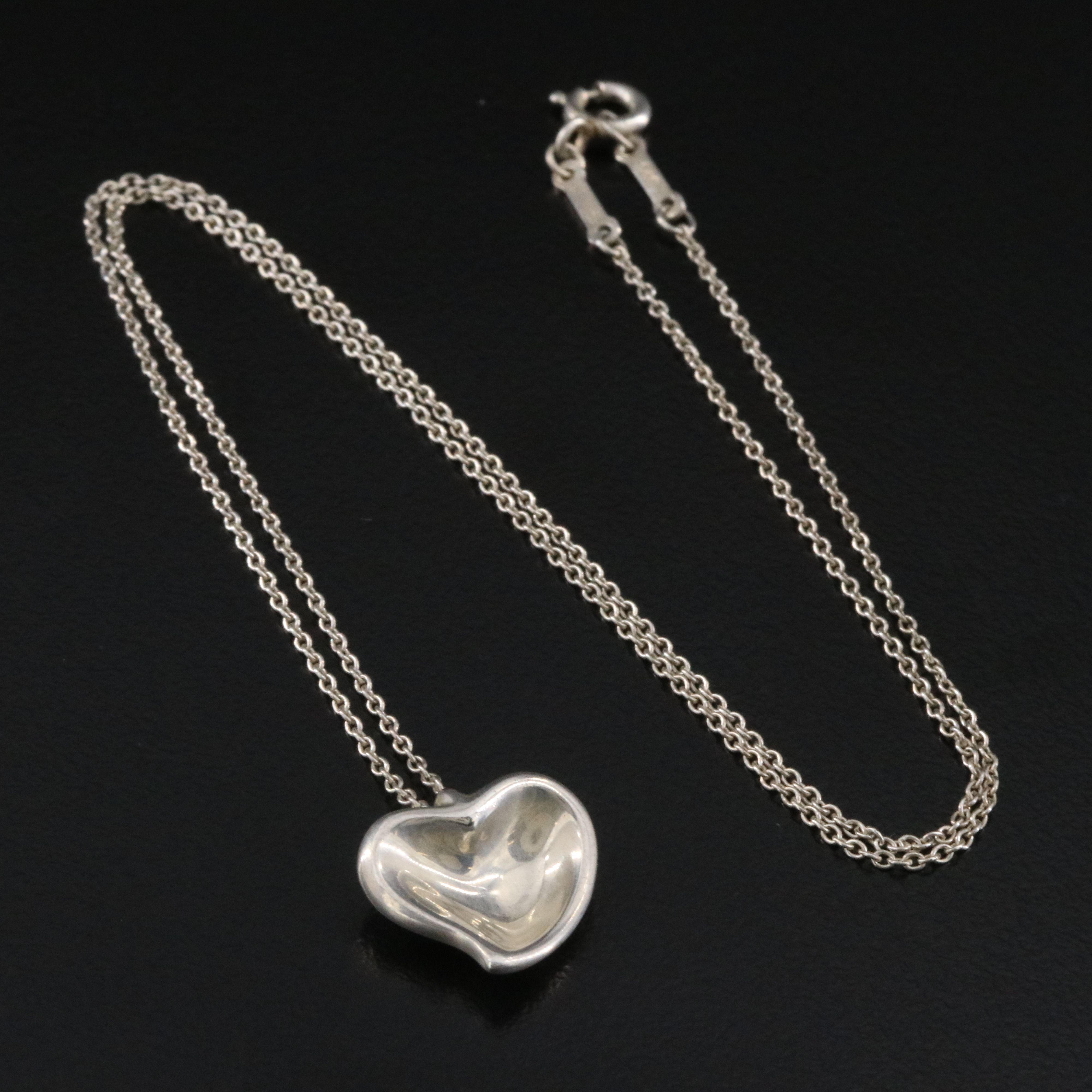 Elsa Peretti for Tiffany & Co. Full Heart Sterling Necklace