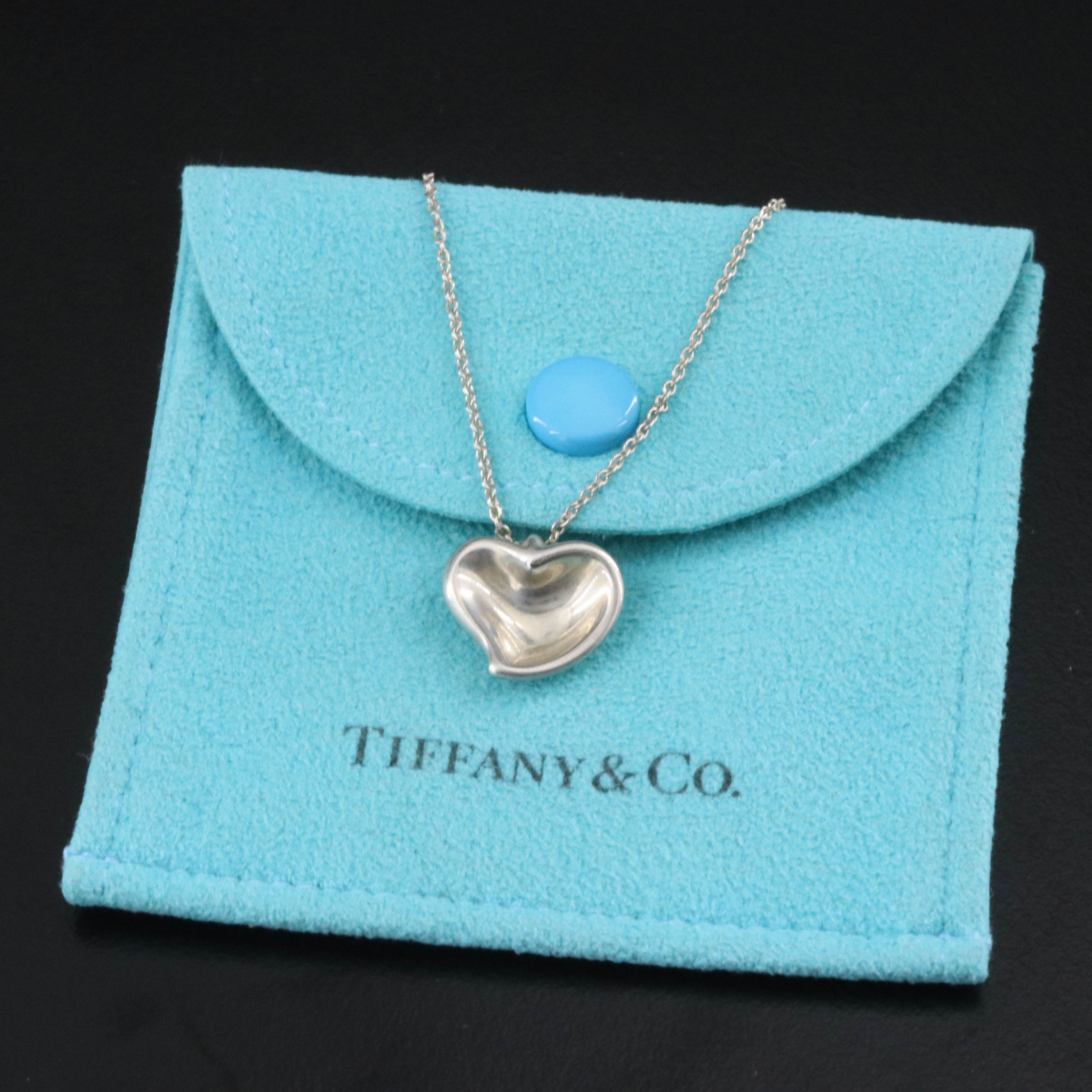 Elsa Peretti for Tiffany & Co. Full Heart Sterling Necklace