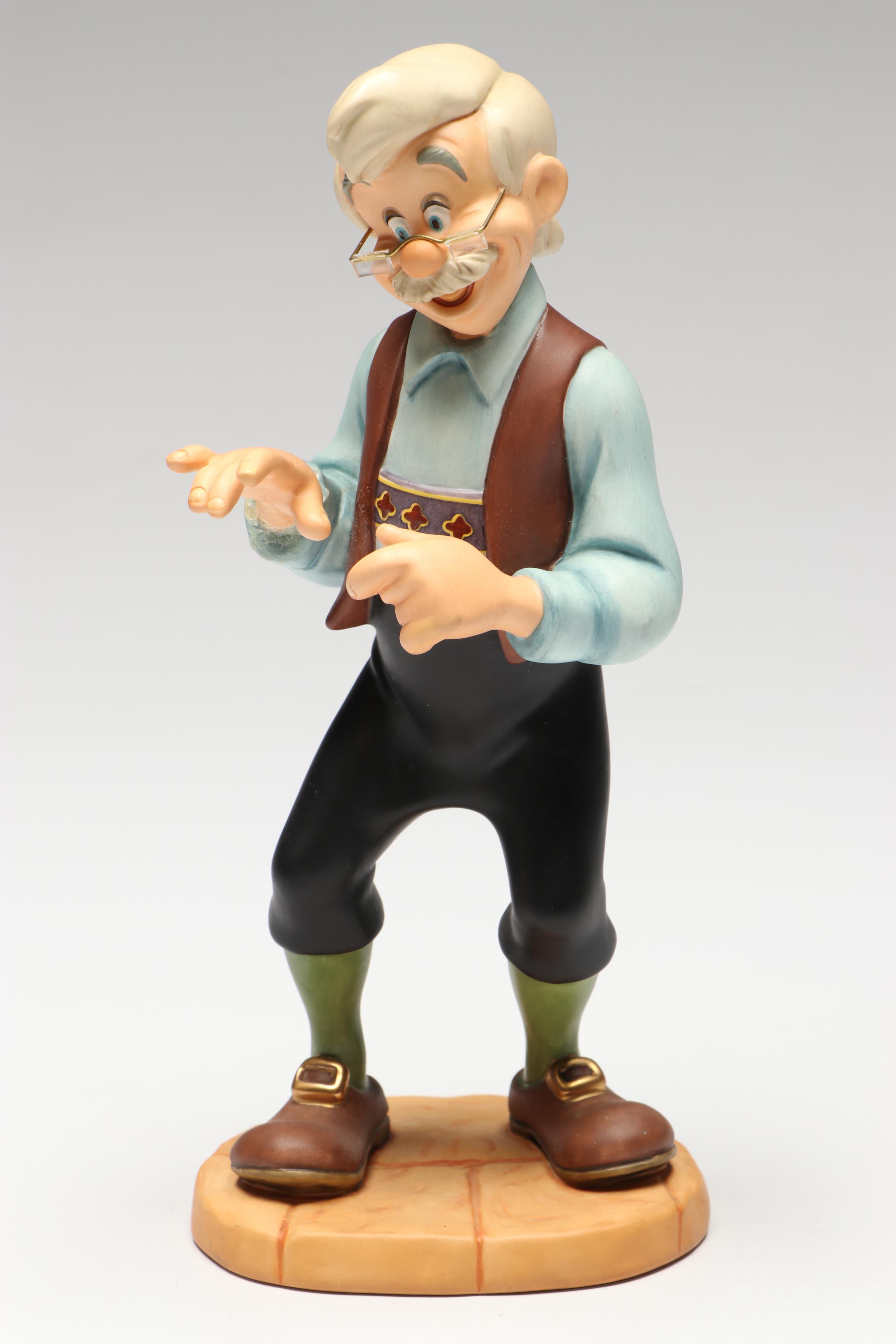 Disney "Good-bye Son," "Good-bye Father" and More Pinocchio Porcelain Figurines