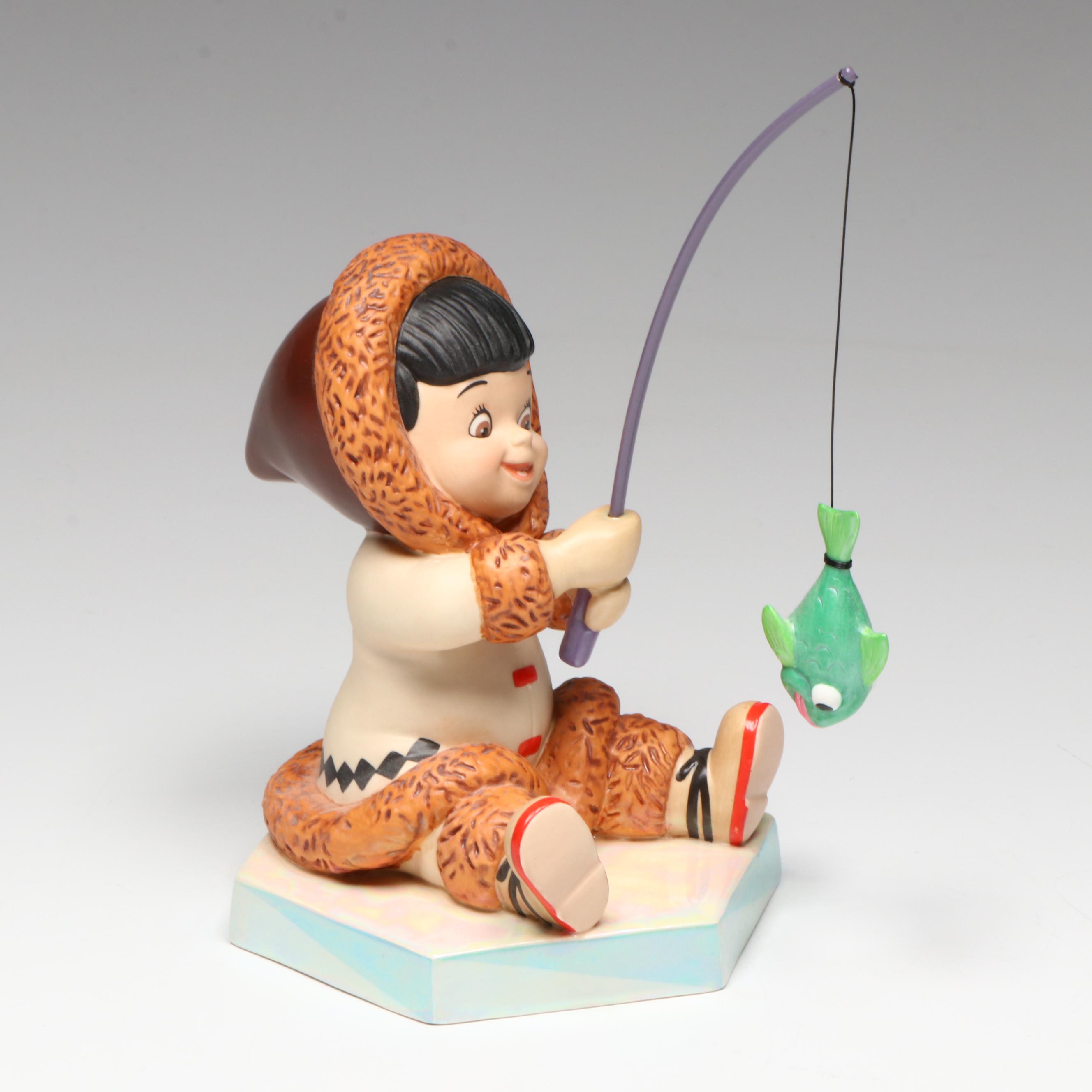 Disney It's a Small World after all "Arctic Fun" and "Igloo" North Pole Figures