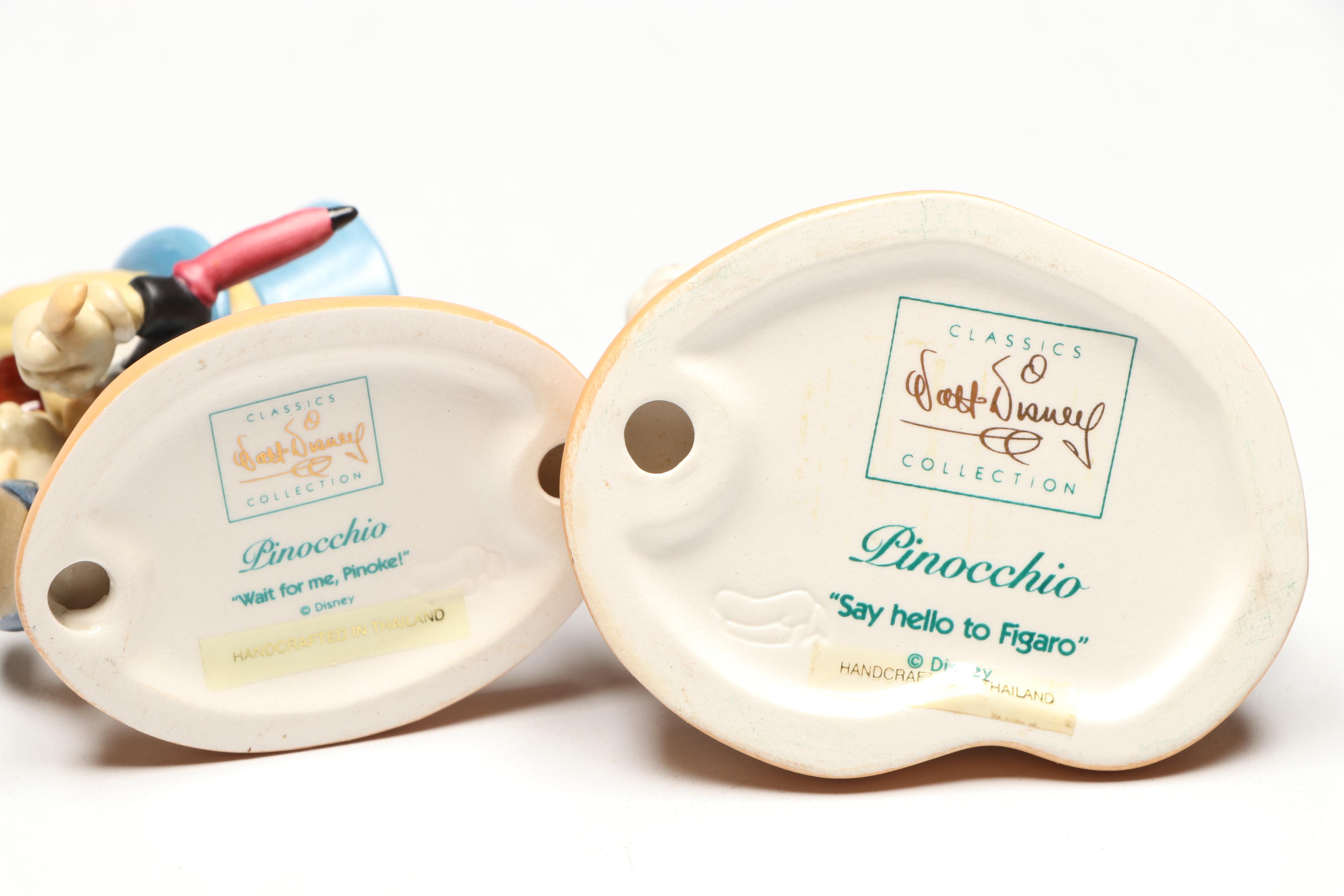 Disney "Good-bye Son," "Good-bye Father" and More Pinocchio Porcelain Figurines