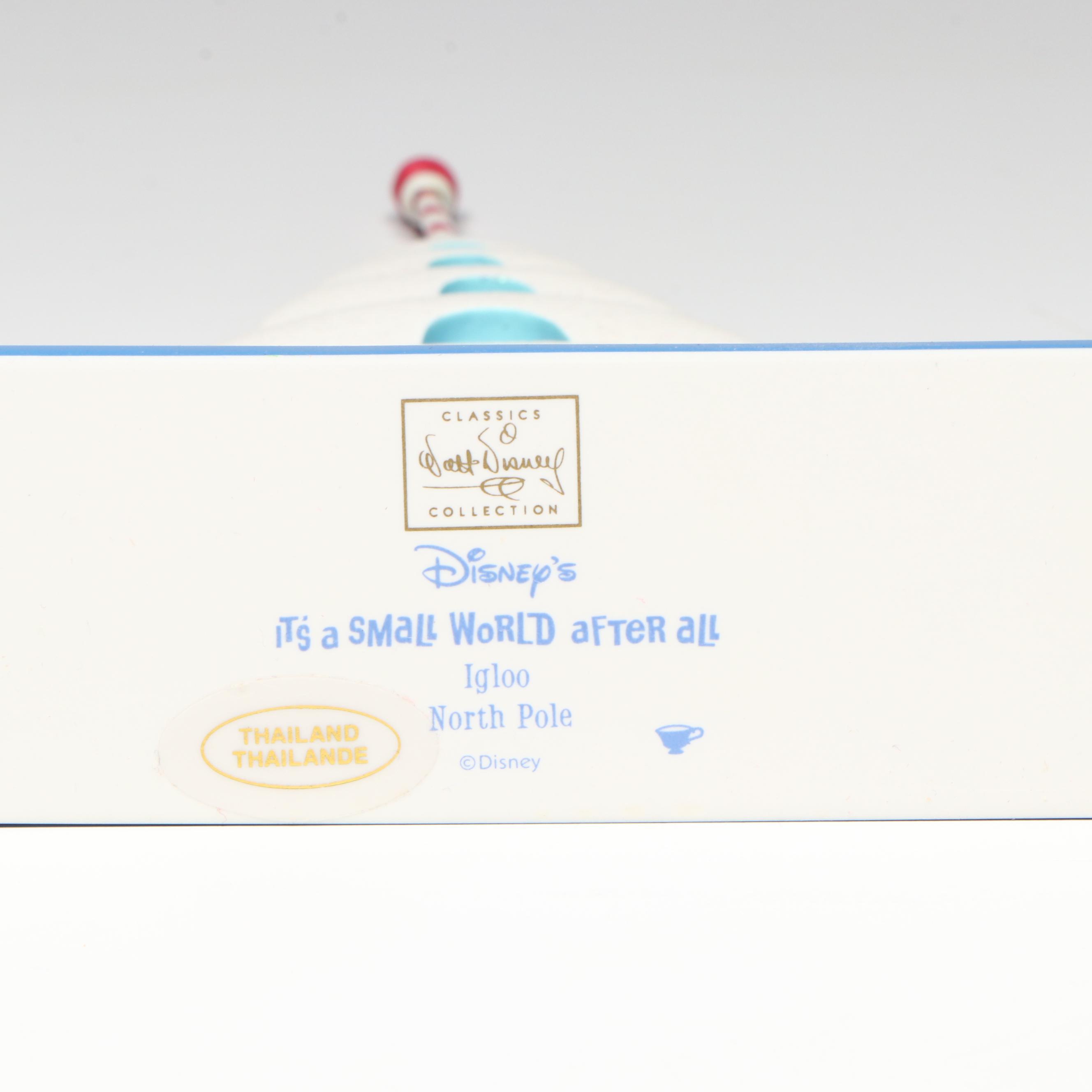 Disney It's a Small World after all "Arctic Fun" and "Igloo" North Pole Figures