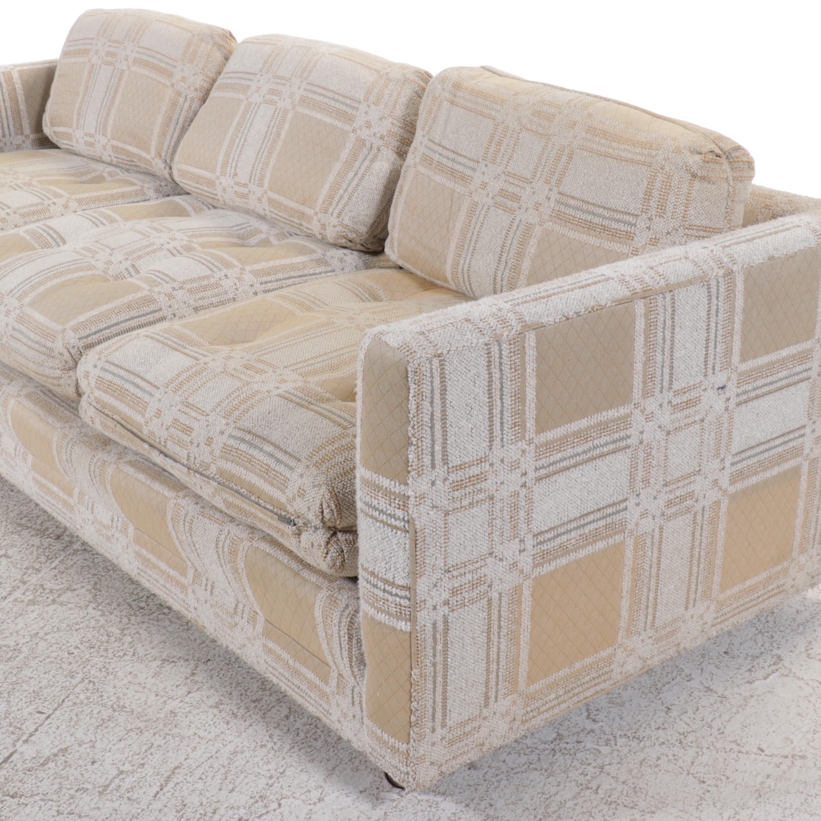 Henredon Mid Century Modern Sofa on Casters