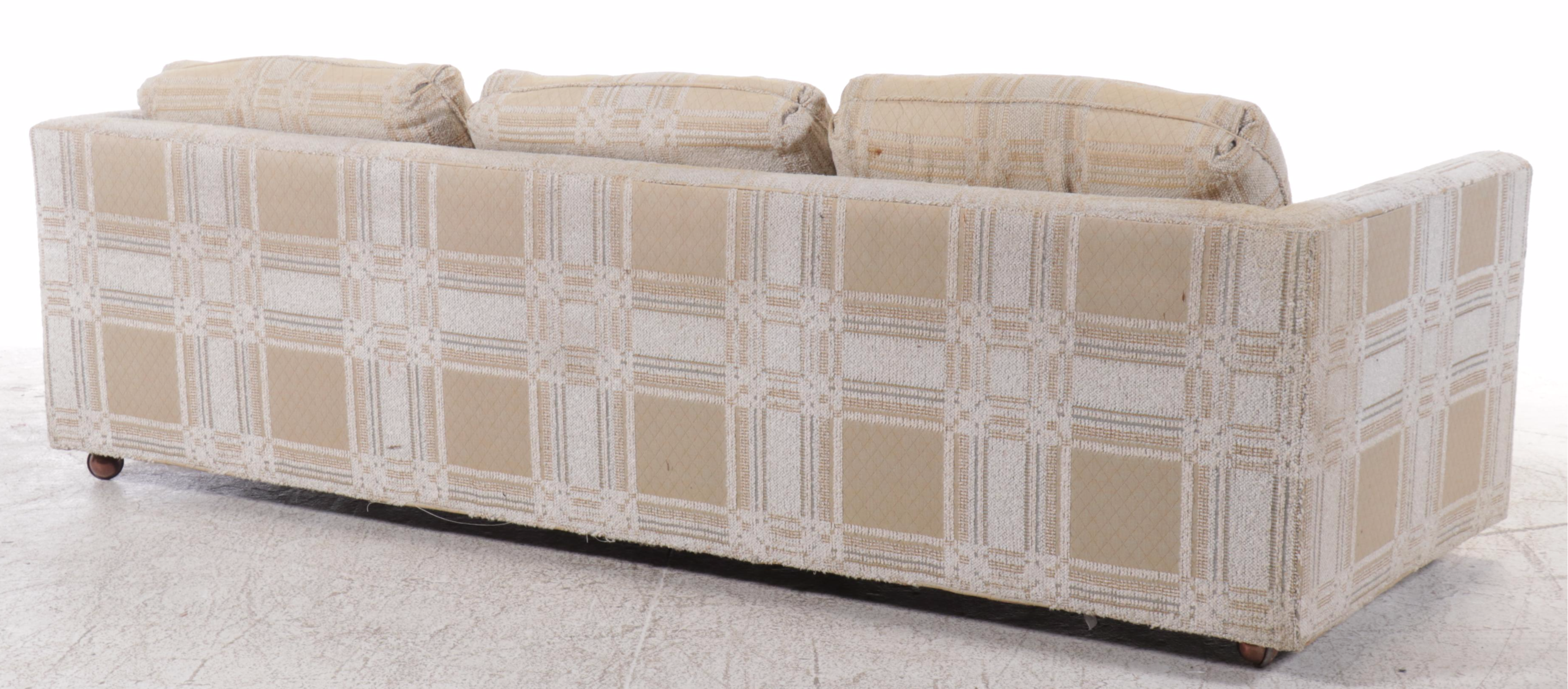 Henredon Mid Century Modern Sofa on Casters