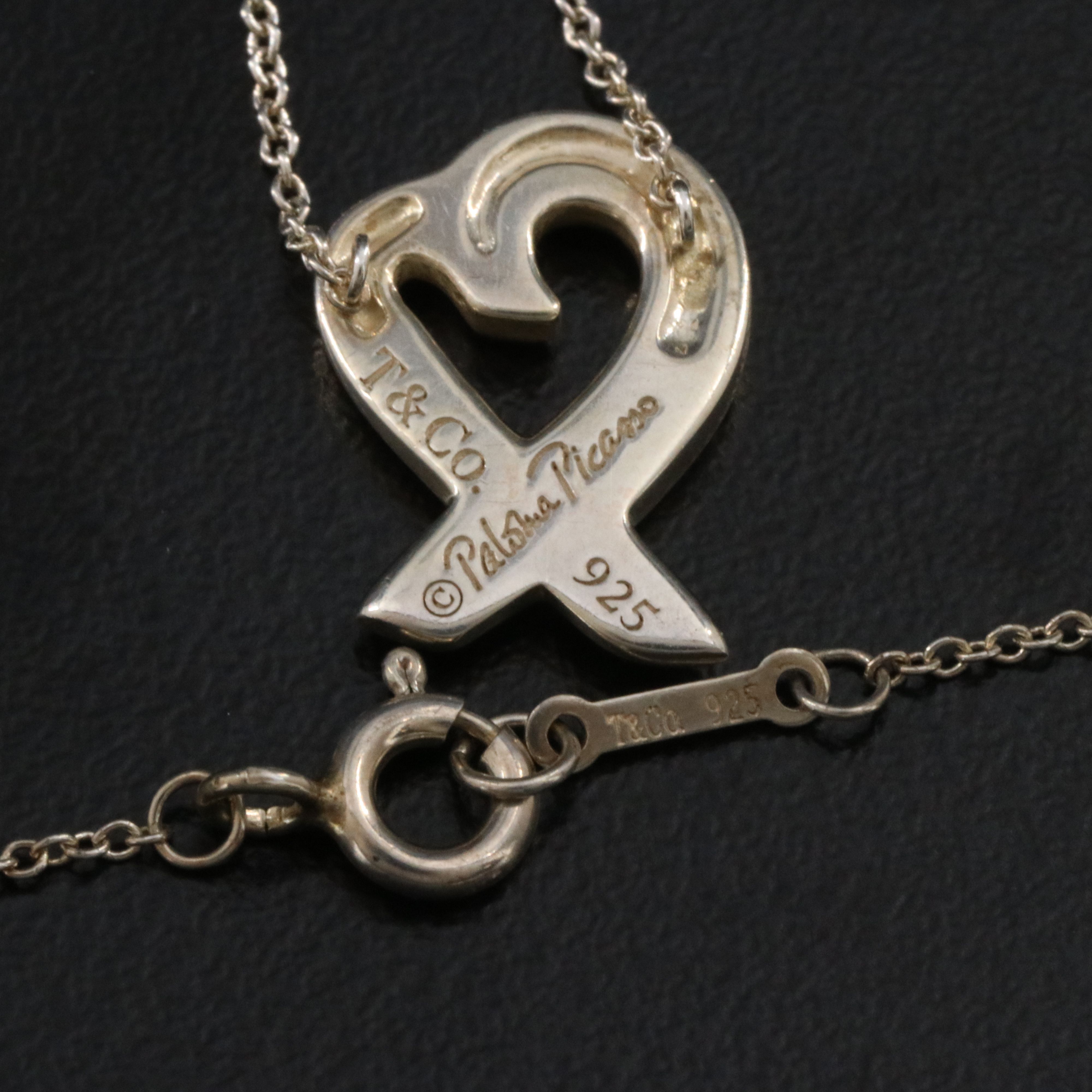 Paloma Picasso for Tiffany & Co. Loving Heart Sterling Necklace