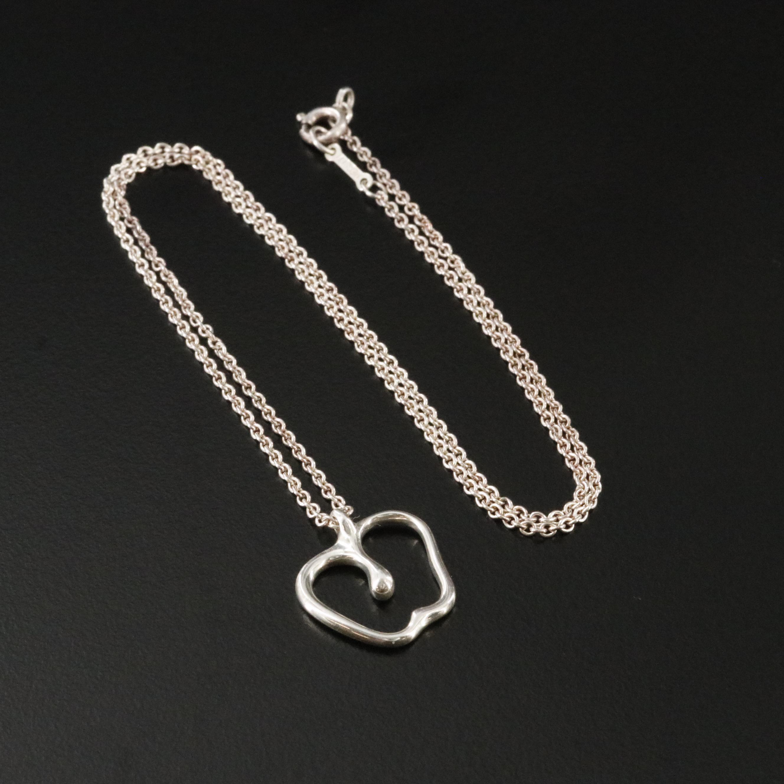 Elsa Peretti for Tiffany & Co. Sterling Apple Necklace