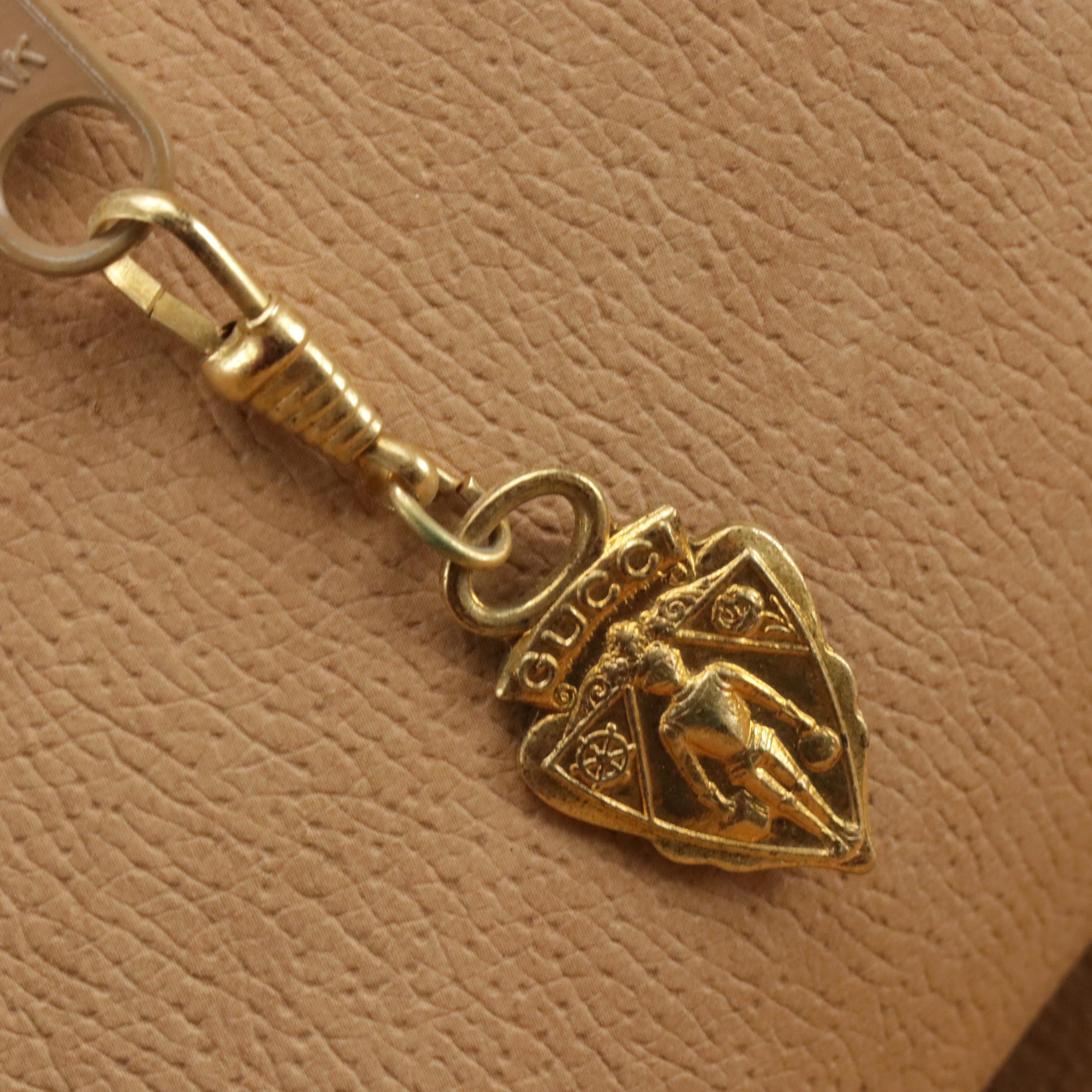 Gucci Three-Compartment Two-Way Travel Bag in GG Supreme Canvas and Leather