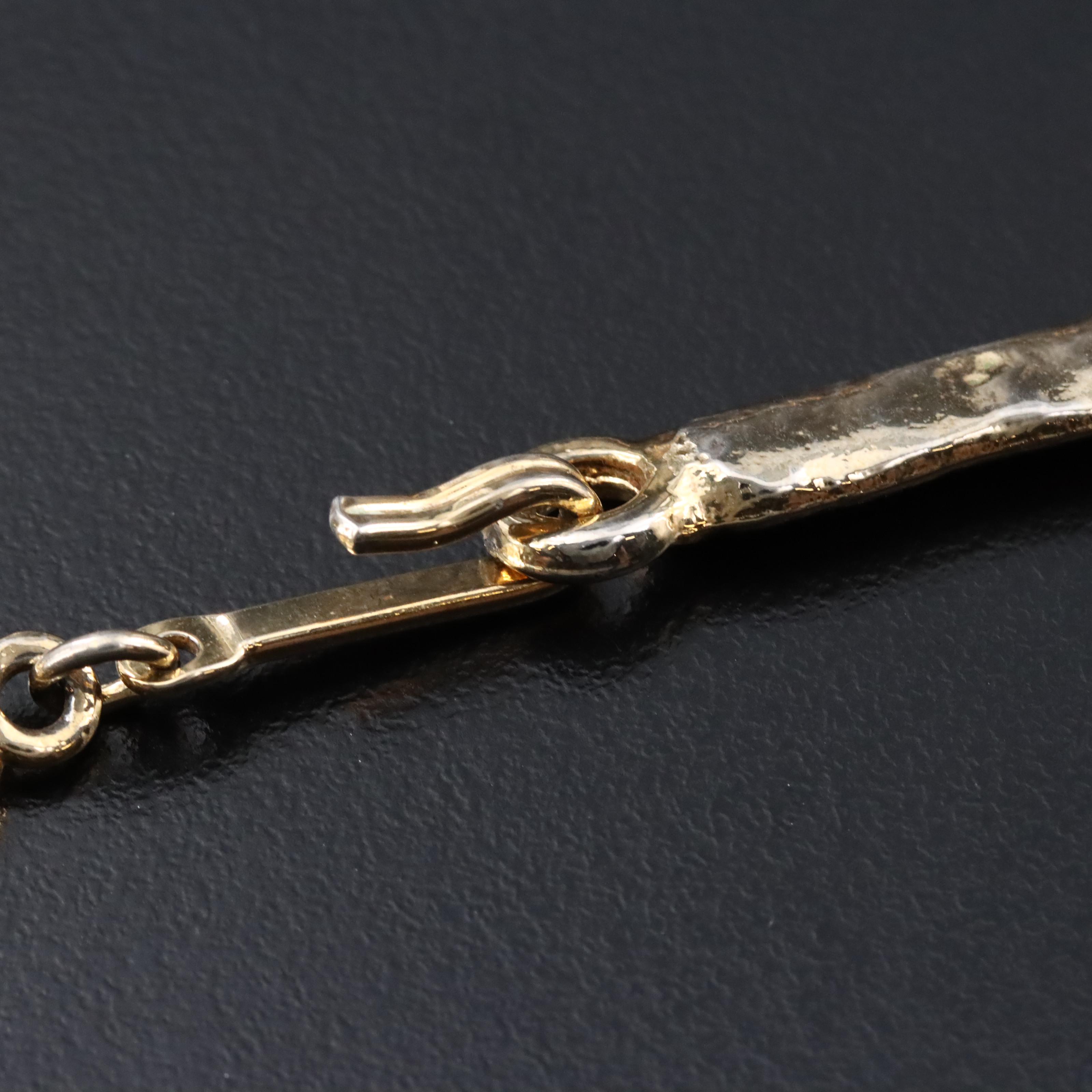 1970s Goldette Chinese "Double Happiness" Necklace