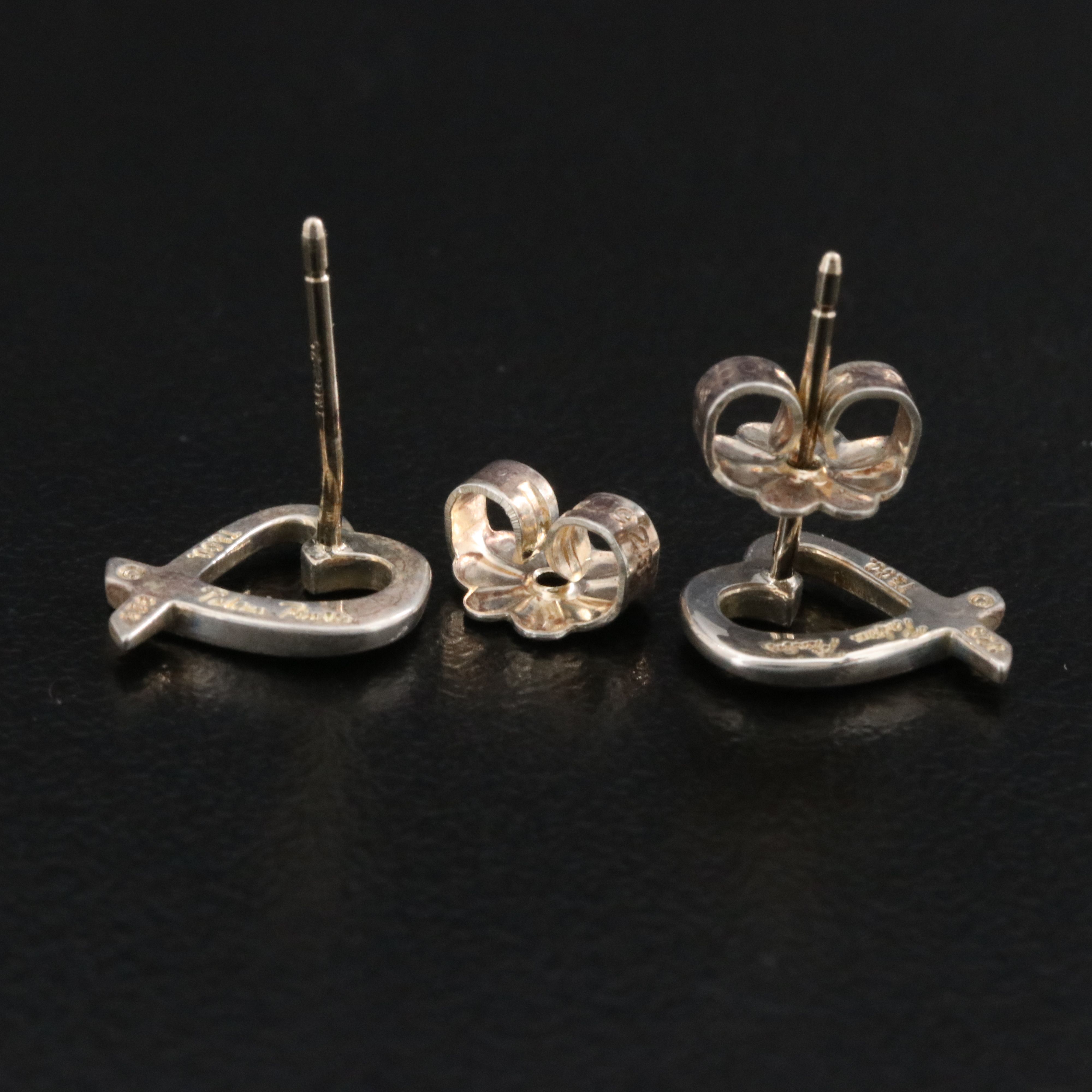 Paloma Picasso for Tiffany & Co. Loving Heart Sterling Earrings