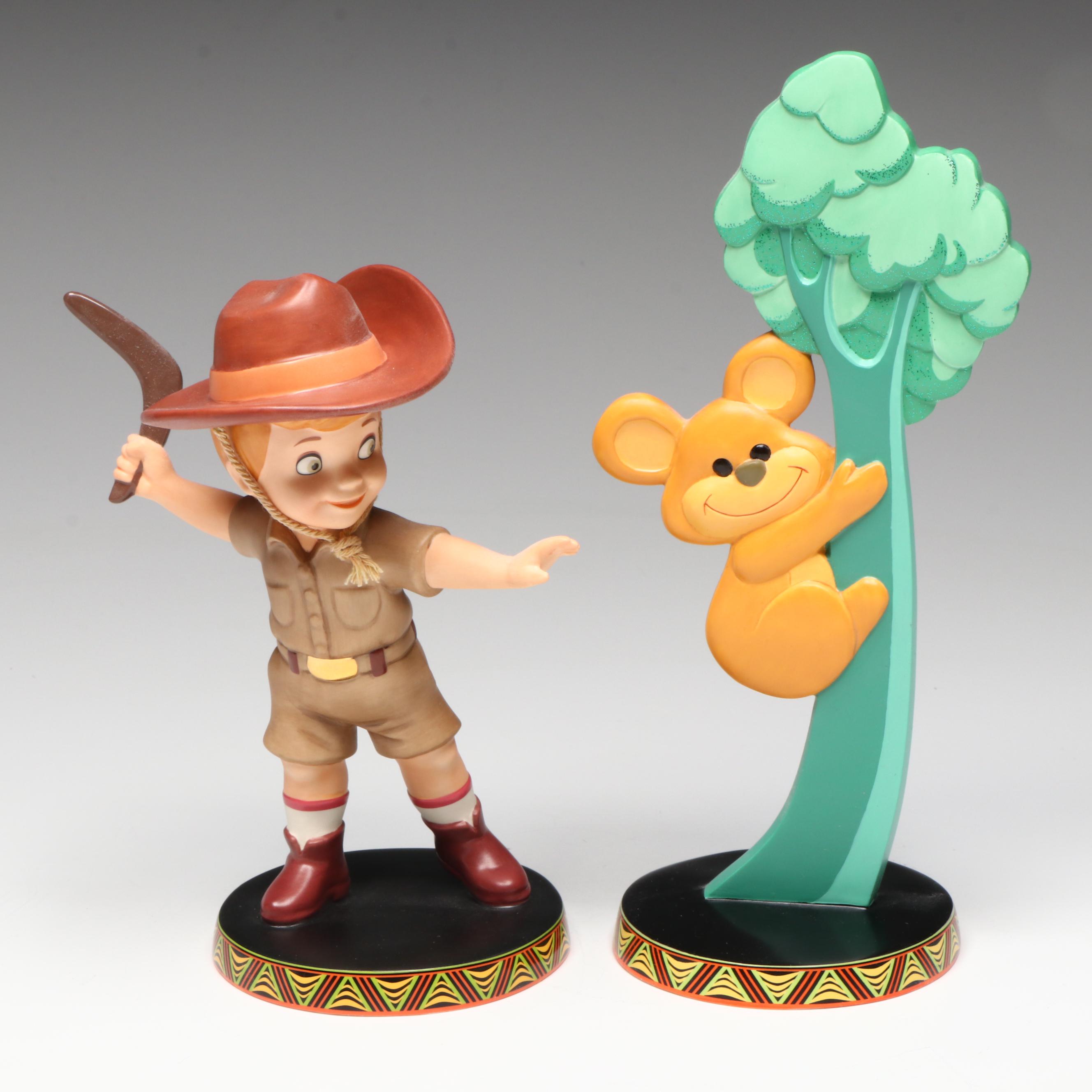 Disney It's a Small World after all "G'Day Mate!" Australian Figurines