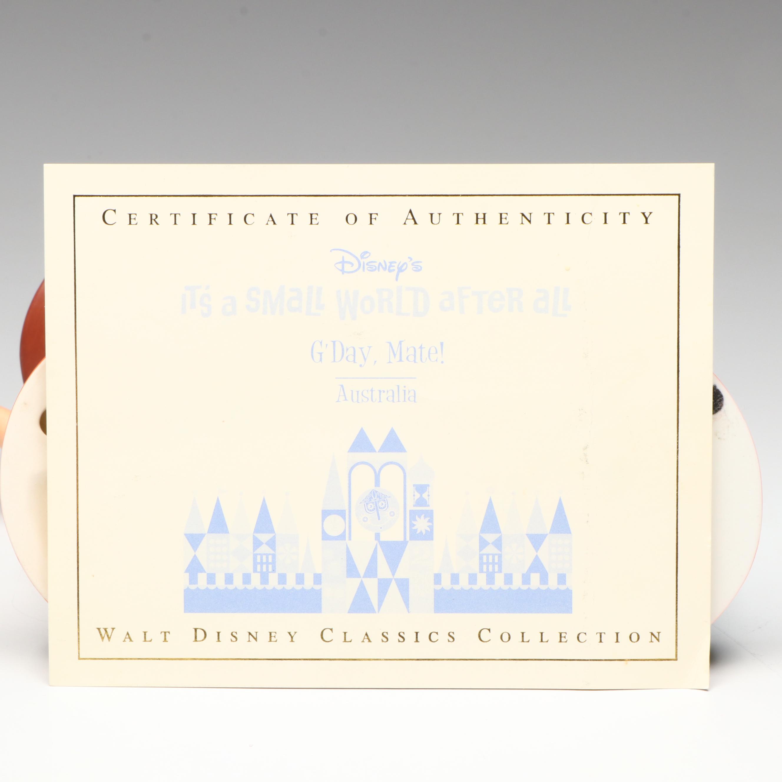 Disney It's a Small World after all "G'Day Mate!" Australian Figurines