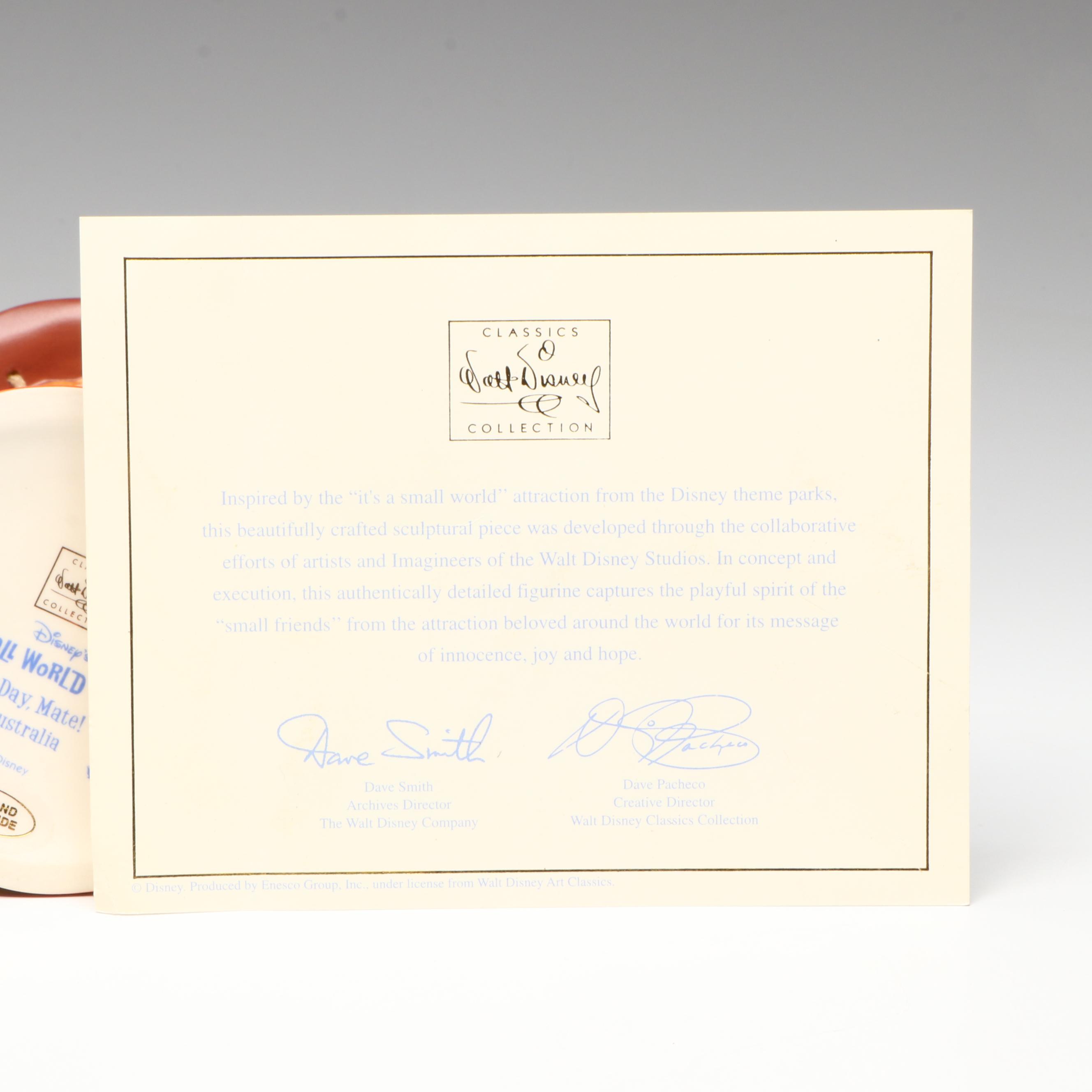 Disney It's a Small World after all "G'Day Mate!" Australian Figurines