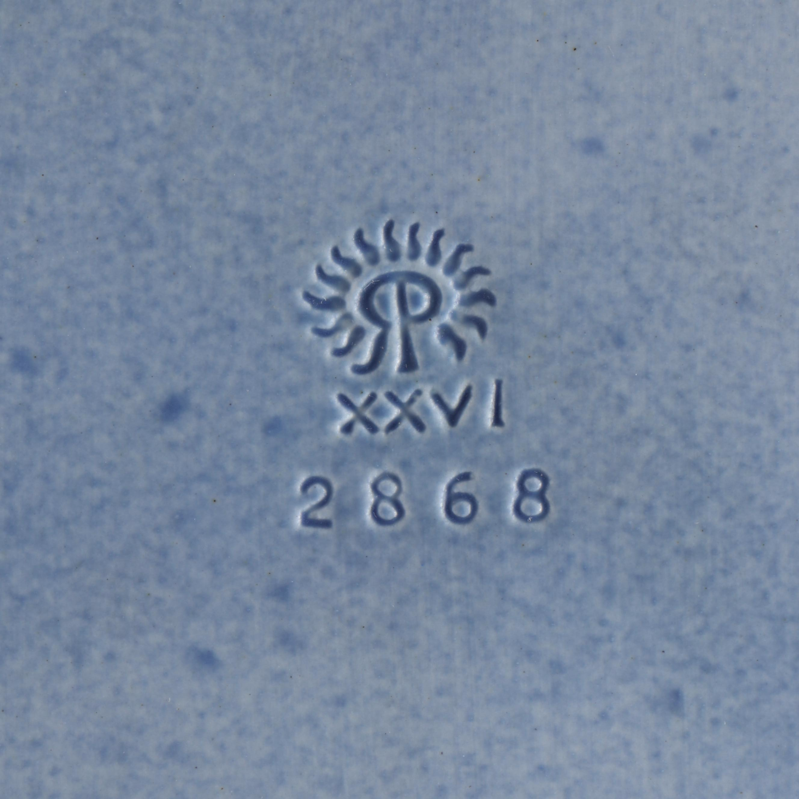 Rookwood Pottery Ceramic Letter Box, Tray, and Inkwell