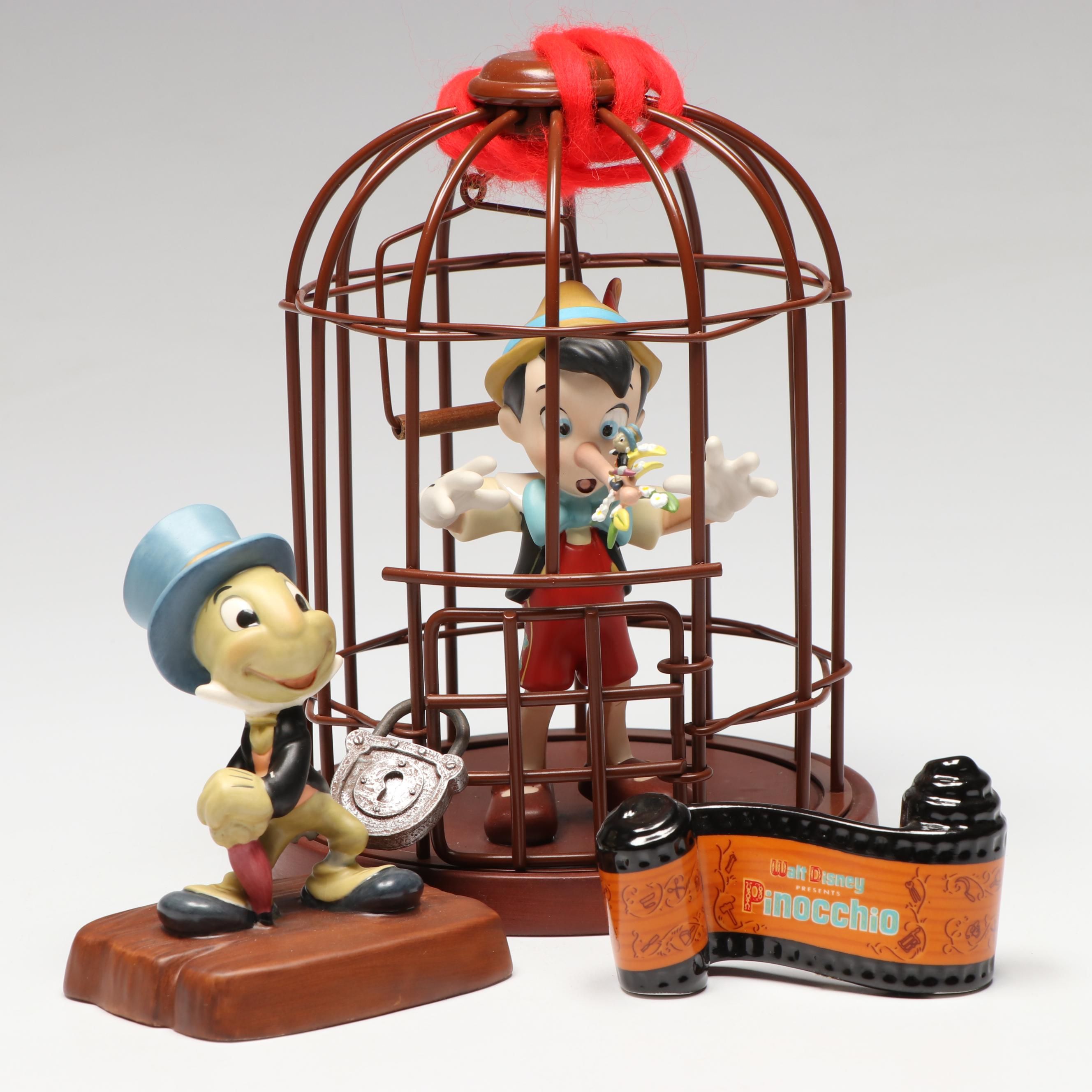 Disney "I'll Never Lie Again..." and Other Pinocchio Porcelain Figurine