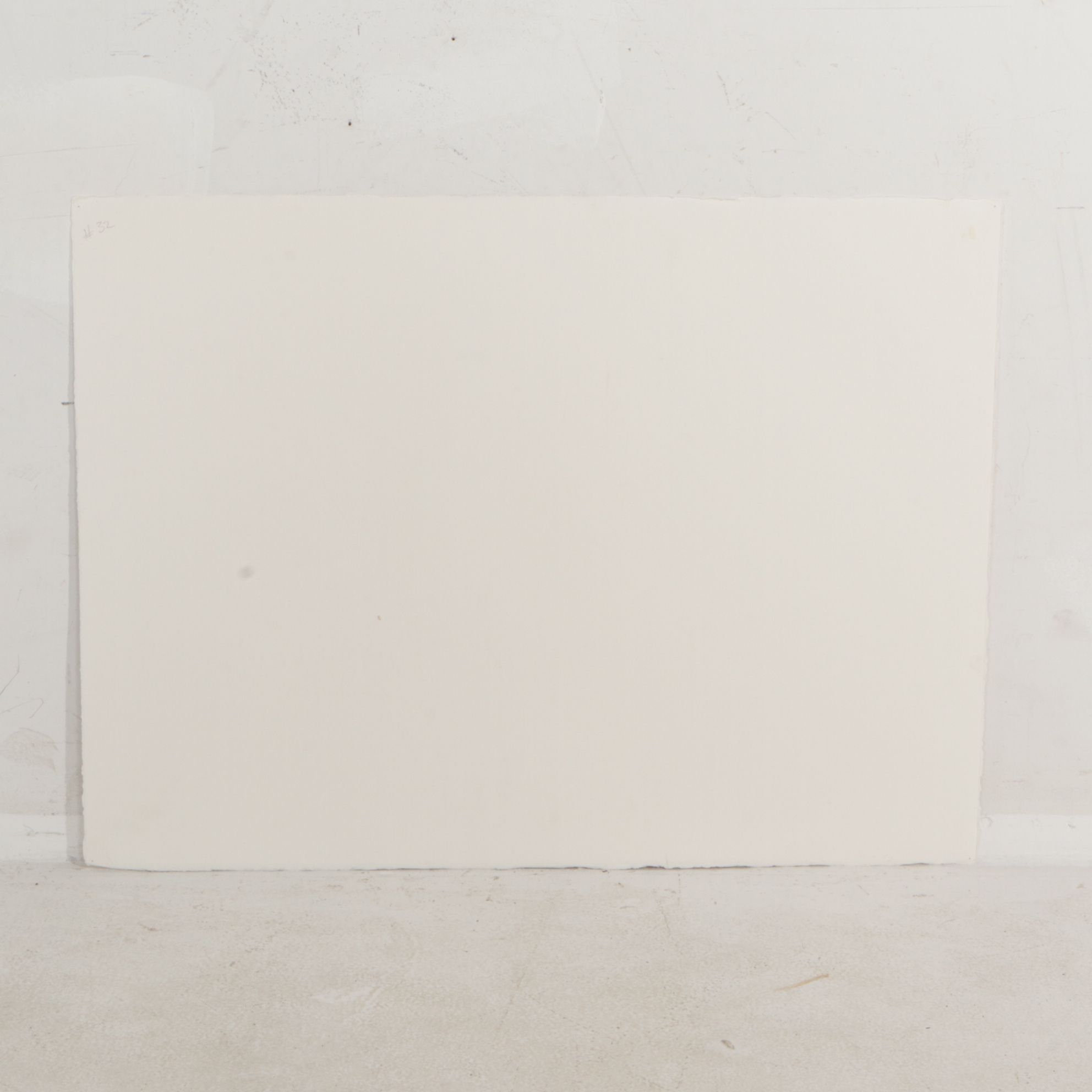 Stuart Fink Abstract Cubist Style Ink Painting, Late 20th to Early 21st Century