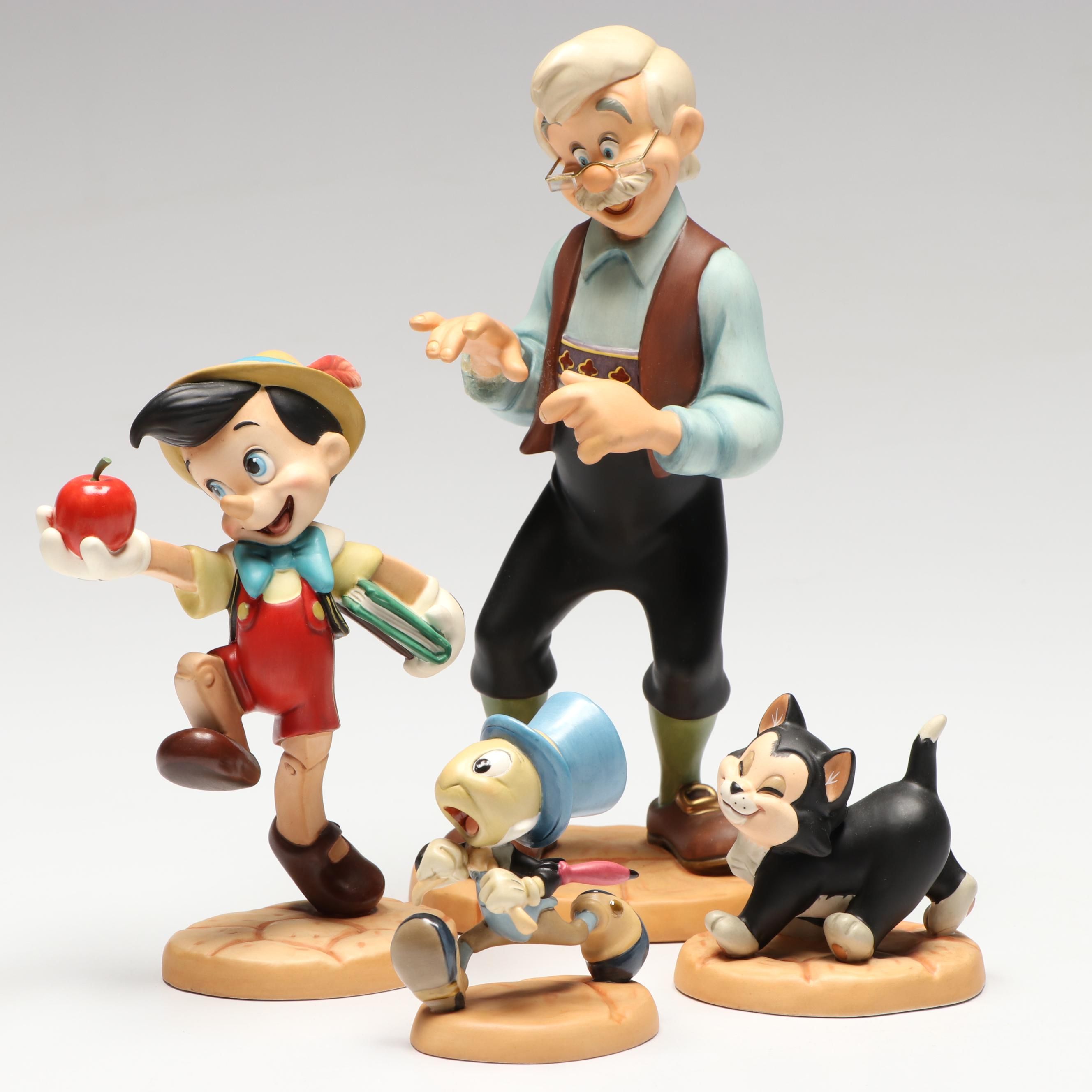 Disney "Good-bye Son," "Good-bye Father" and More Pinocchio Porcelain Figurines