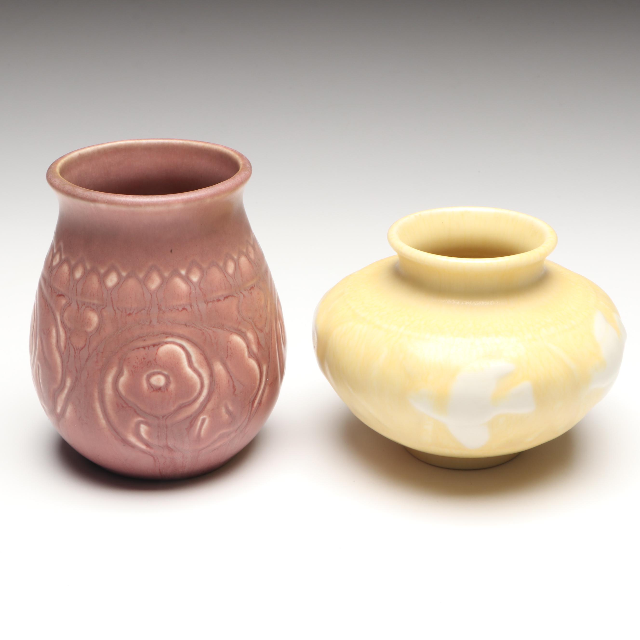 Rookwood Pottery Ceramic Vases, Early 20th Century