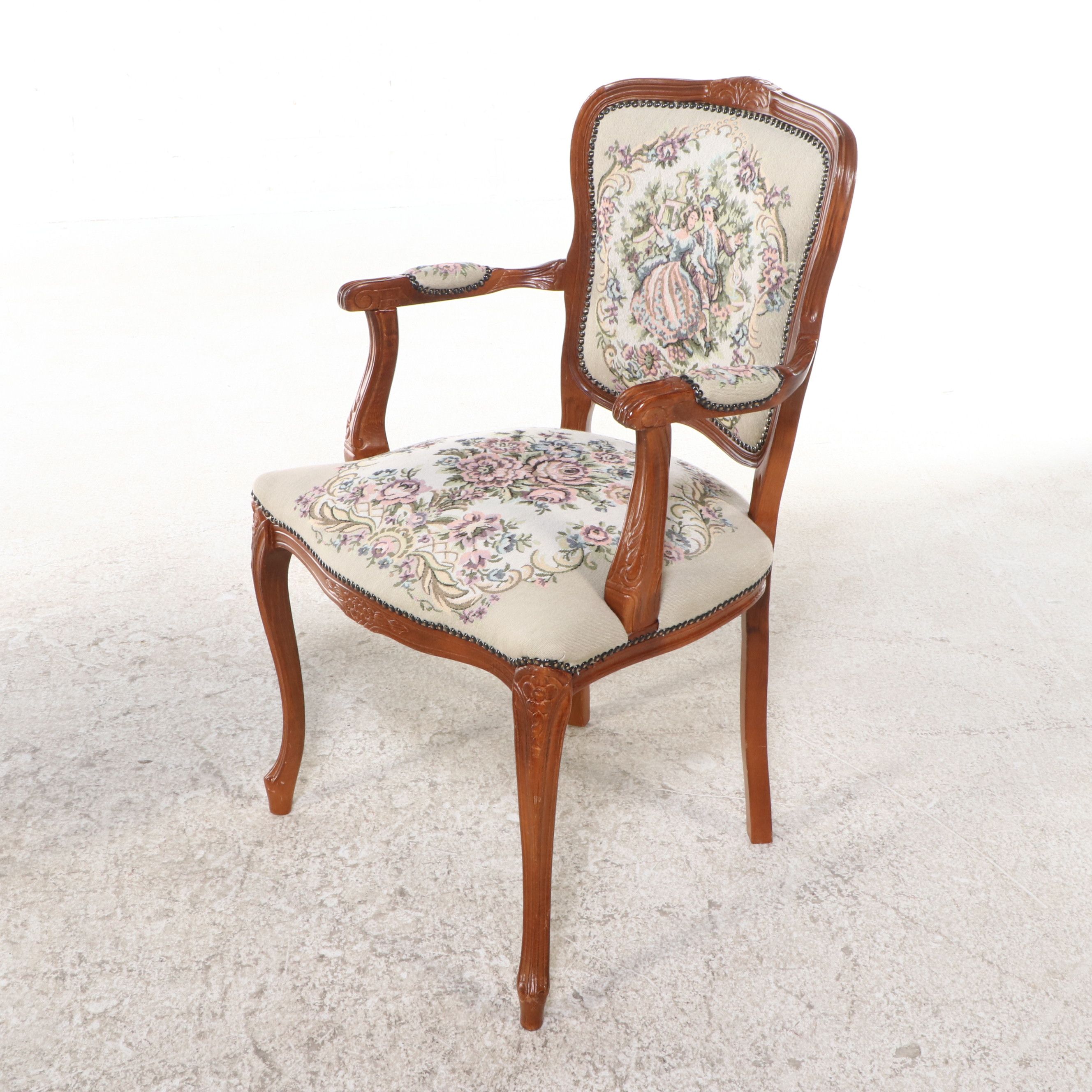 Pair of Louis XV Style Armchairs