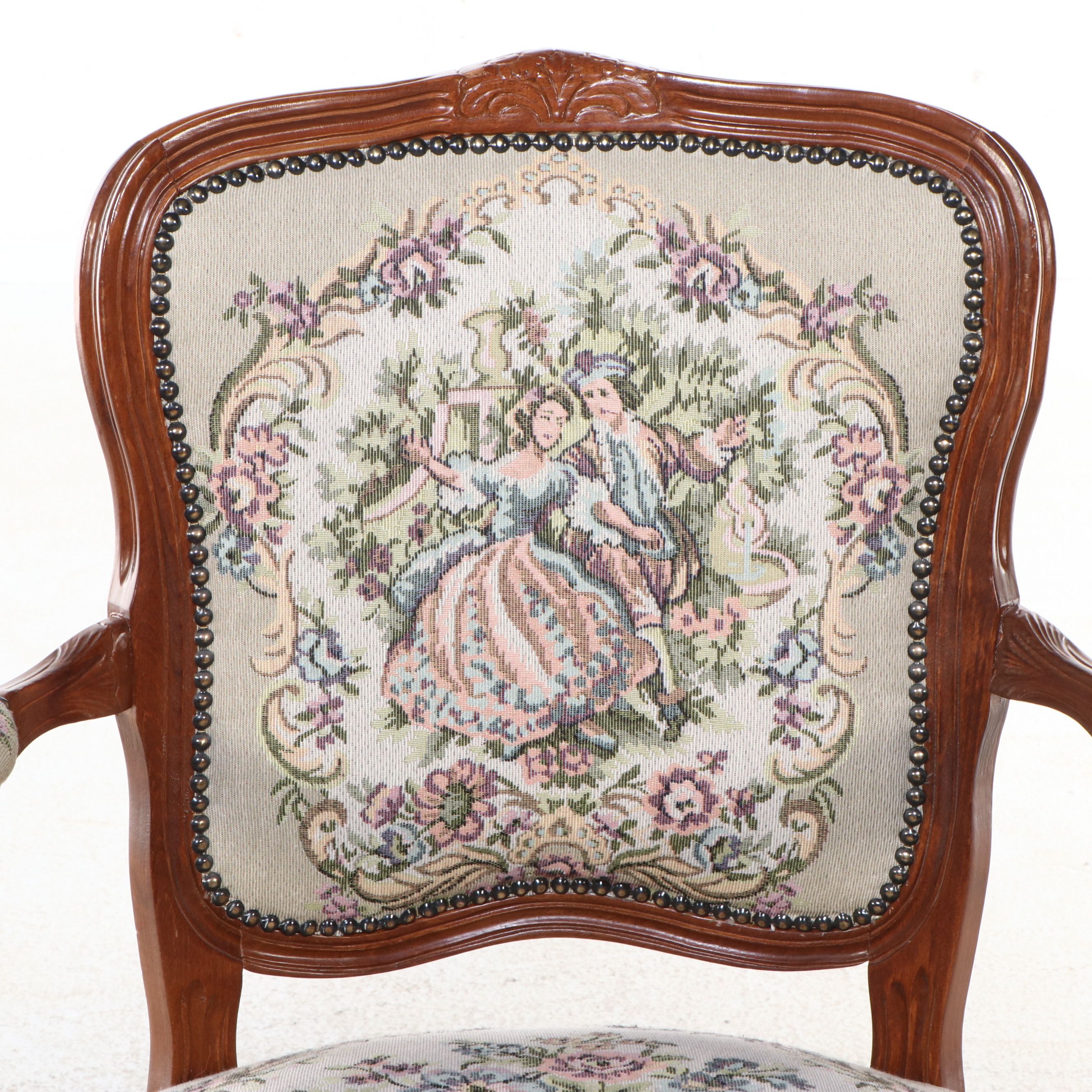 Pair of Louis XV Style Armchairs