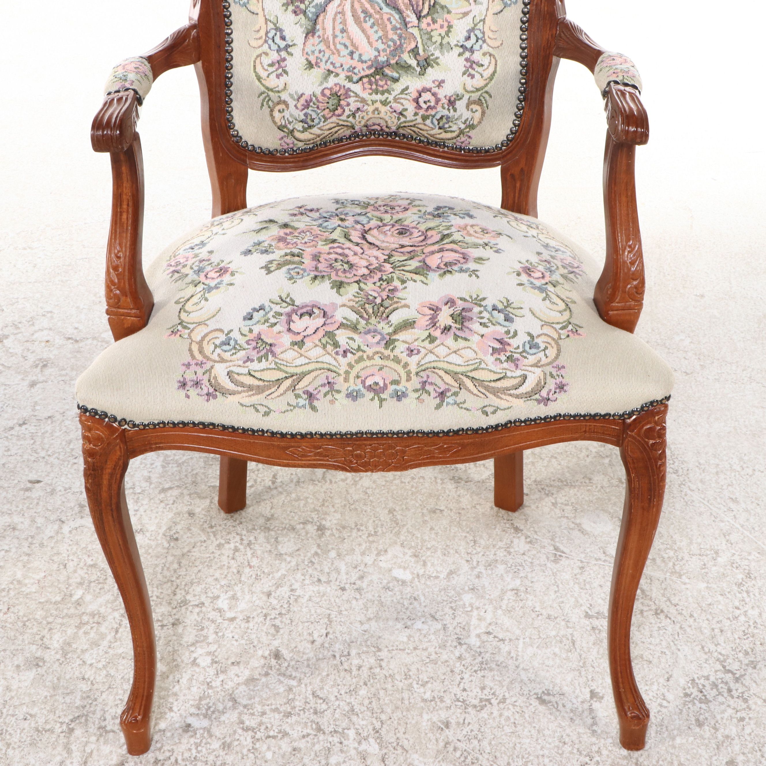 Pair of Louis XV Style Armchairs