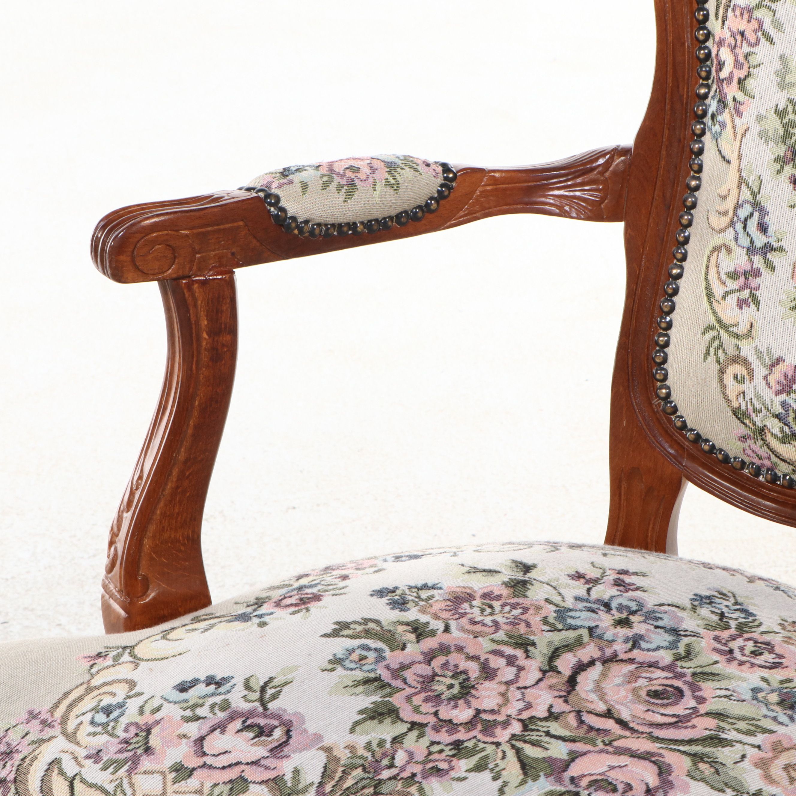 Pair of Louis XV Style Armchairs