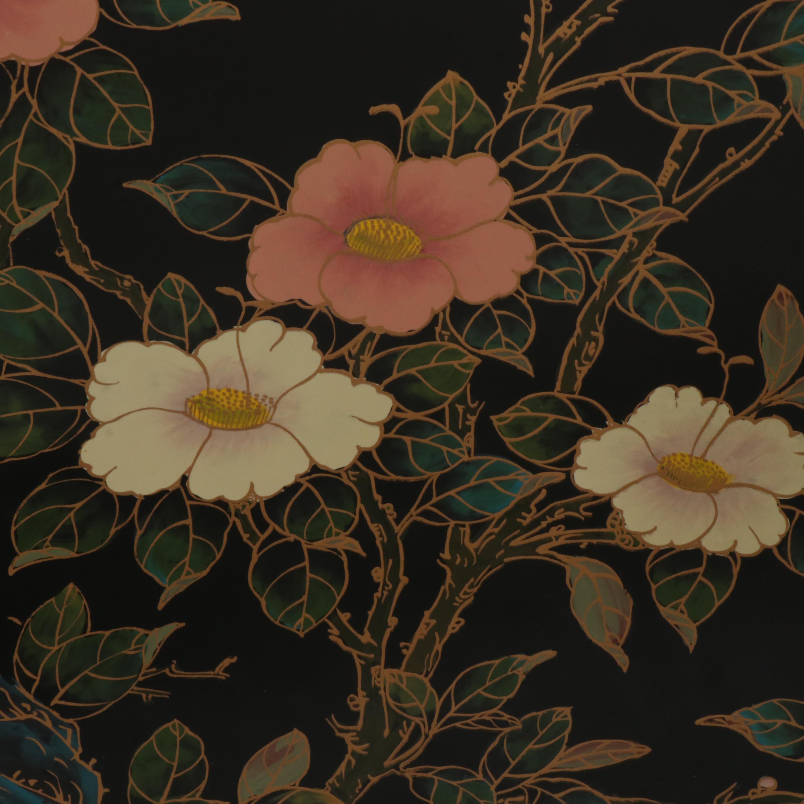 Chinese Lacquered Screen