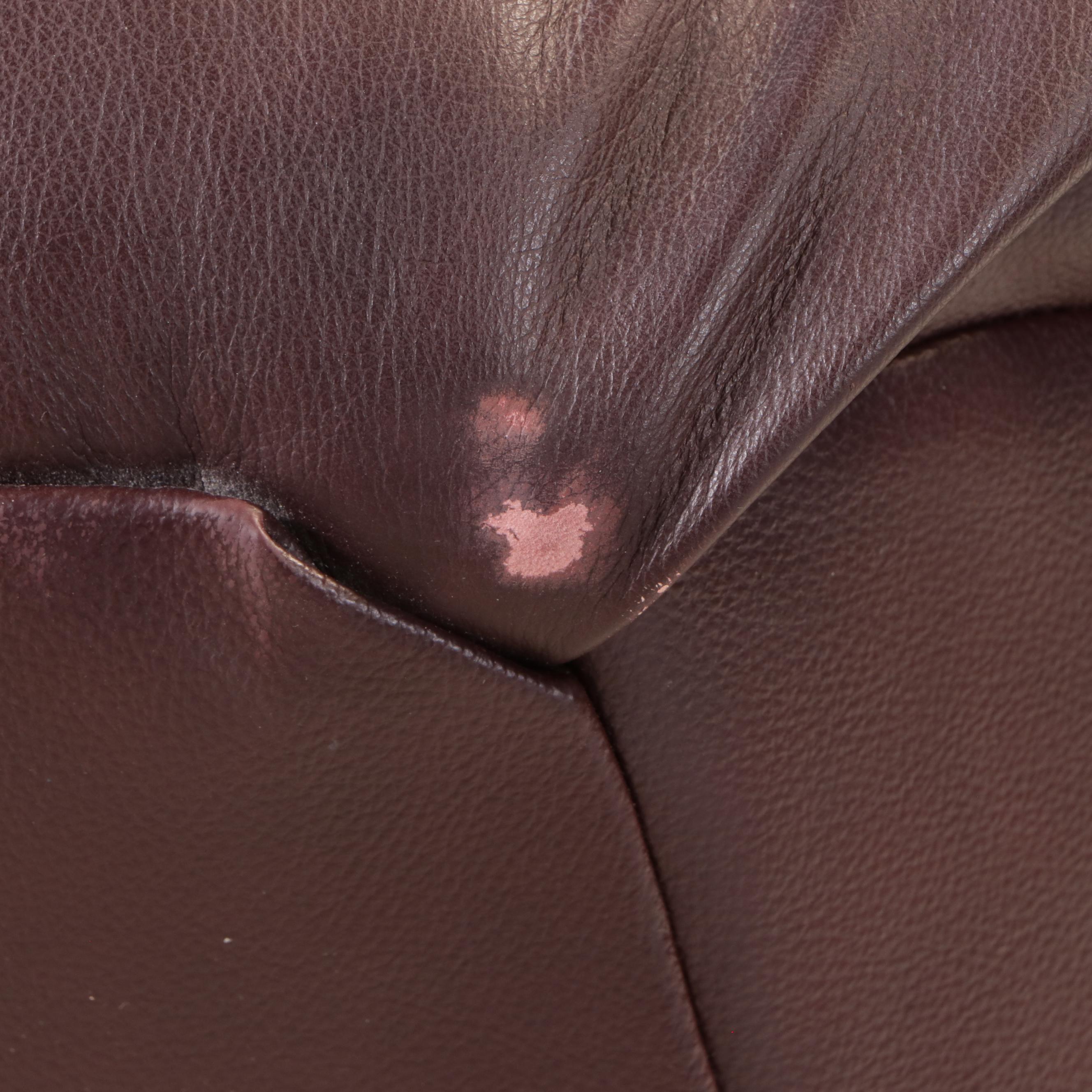 Pair of Faux Leather Swivel Recliners