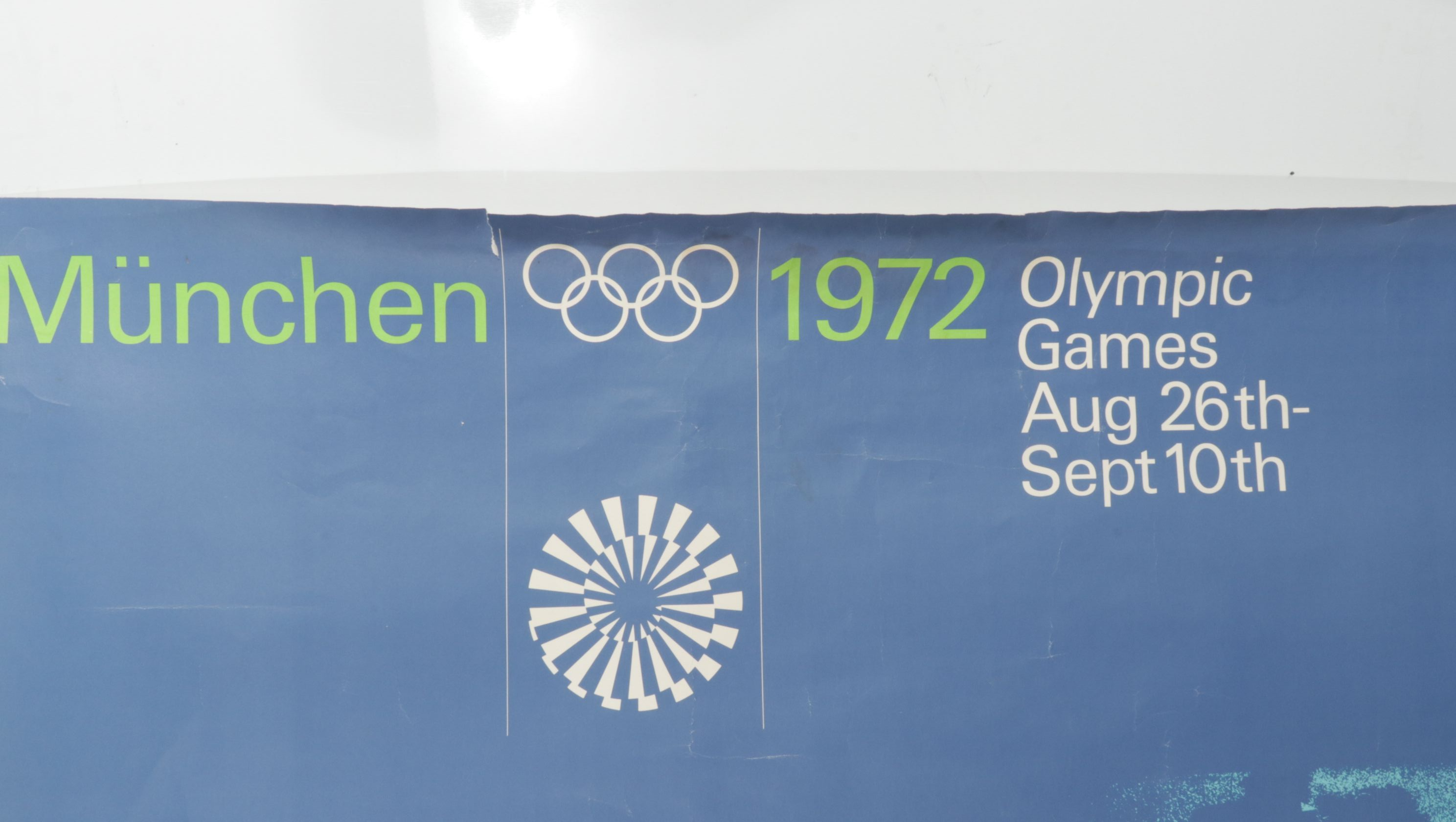 Albrecht Gaebele Fencing Advertising Poster for the 1972 Munich Olympic Games