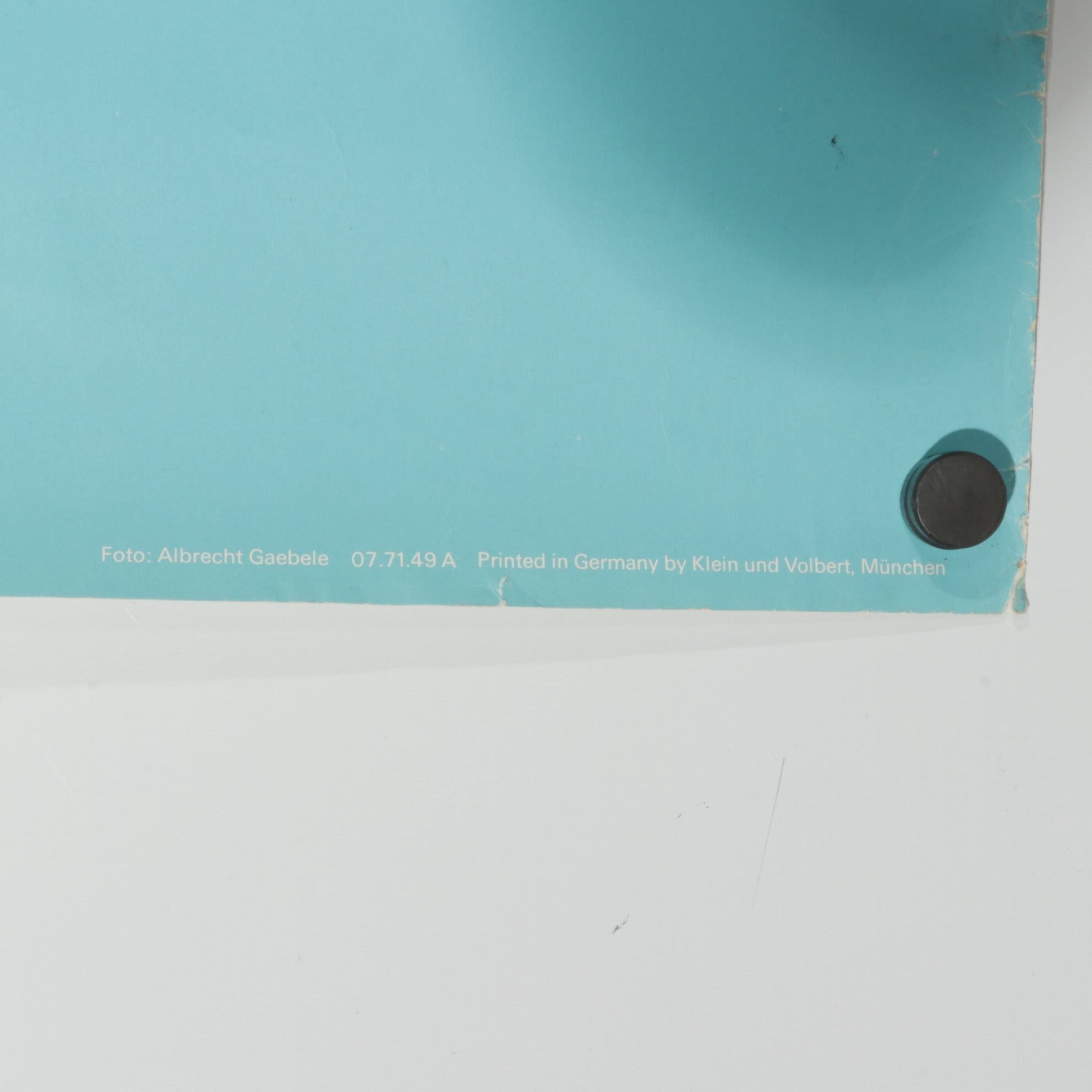 Albrecht Gaebele Fencing Advertising Poster for the 1972 Munich Olympic Games