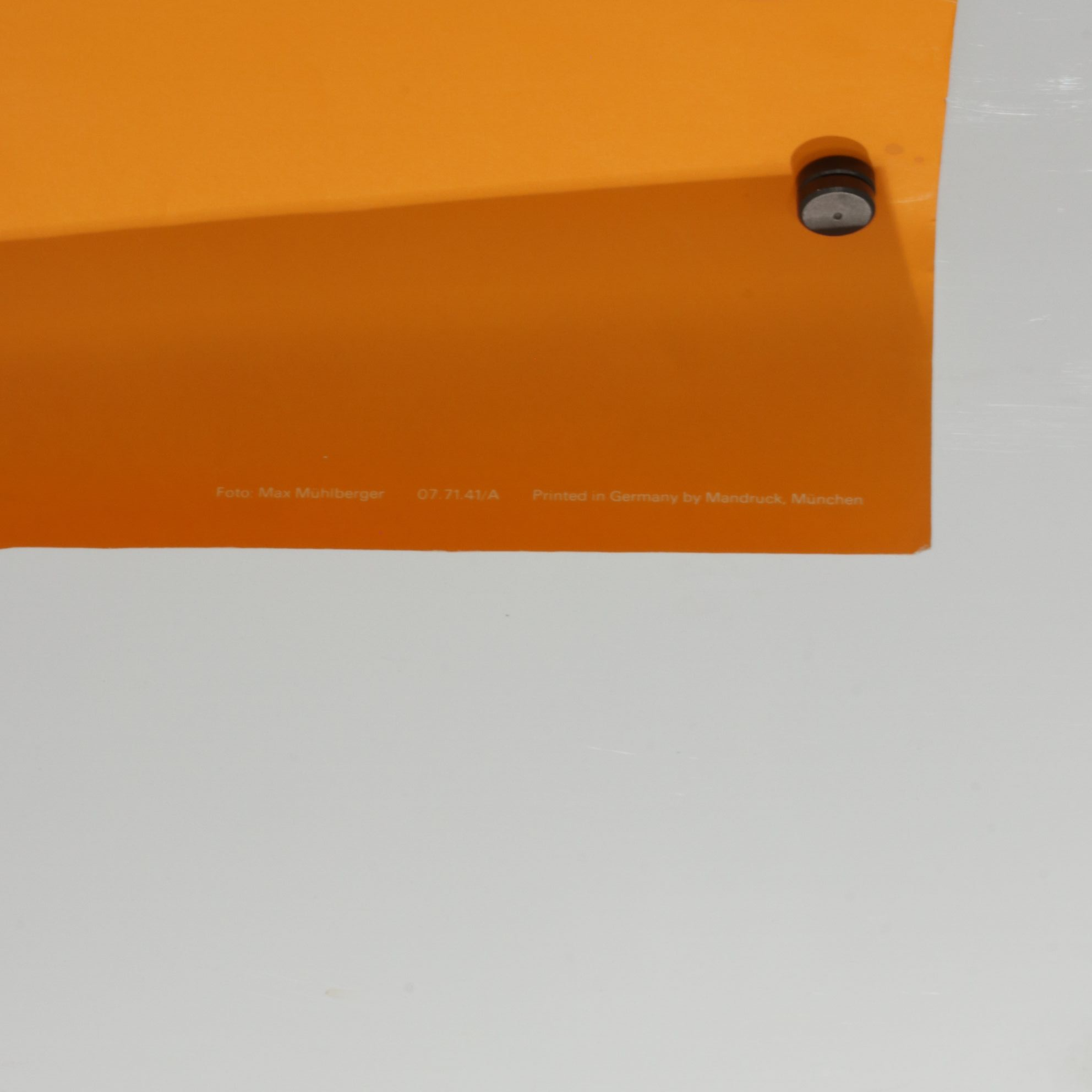 Max Mühlberger Basketball Advertising Poster for the 1972 Munich Olympic Games