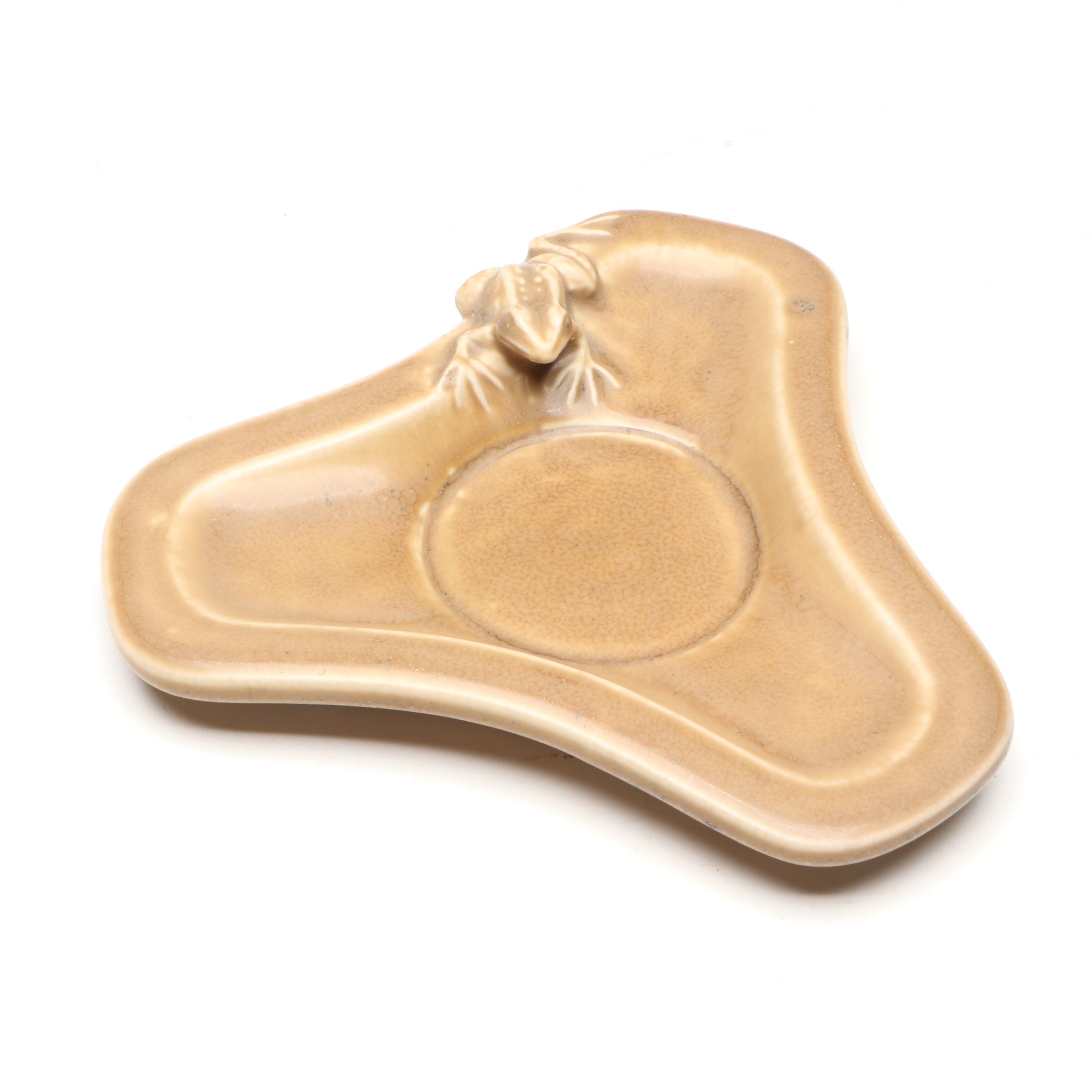 Rookwood Pottery Production Frog Tray, 1924